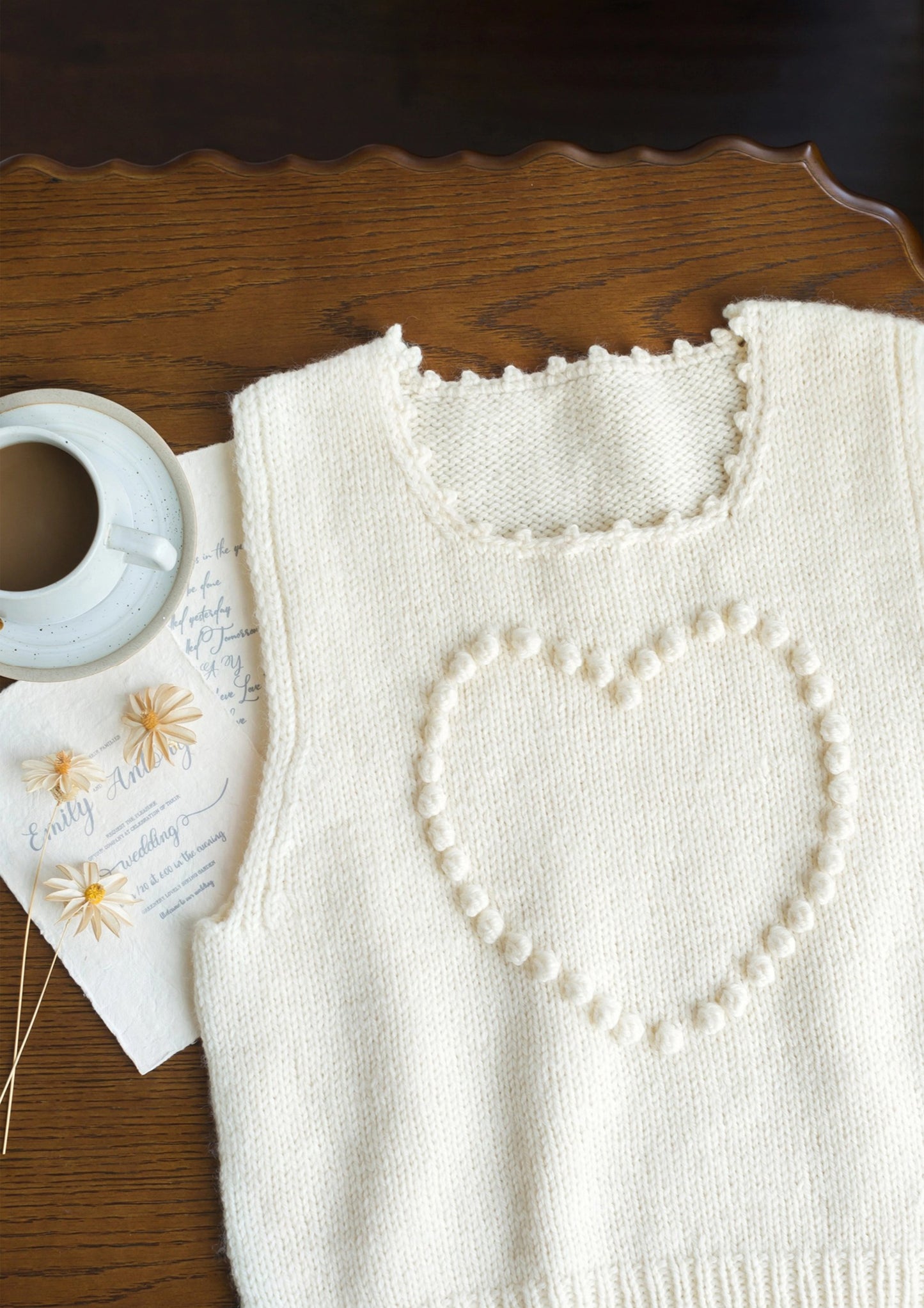 Heart Vest Crochet Yarn Kit