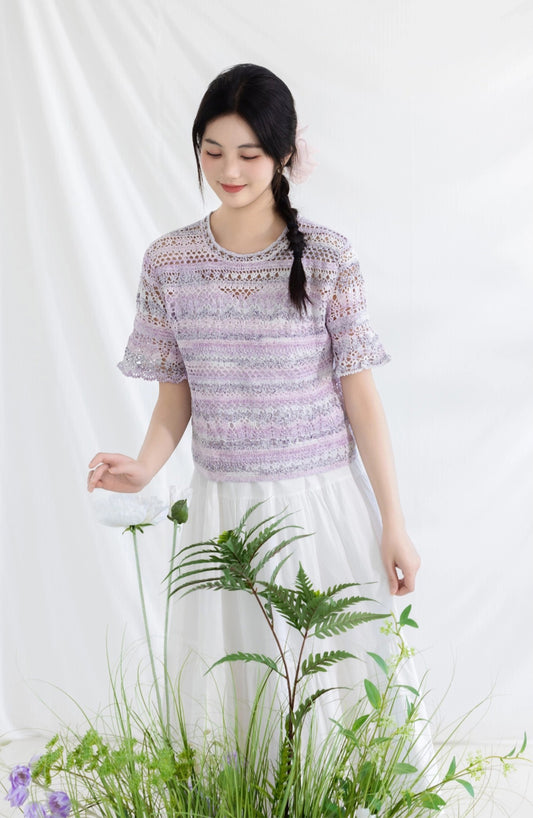 Butterfly Valley Pullover Crochet Pattern