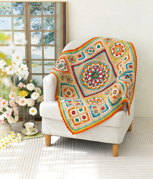 Flower of Life - Mandala Blanket Crochet Pattern