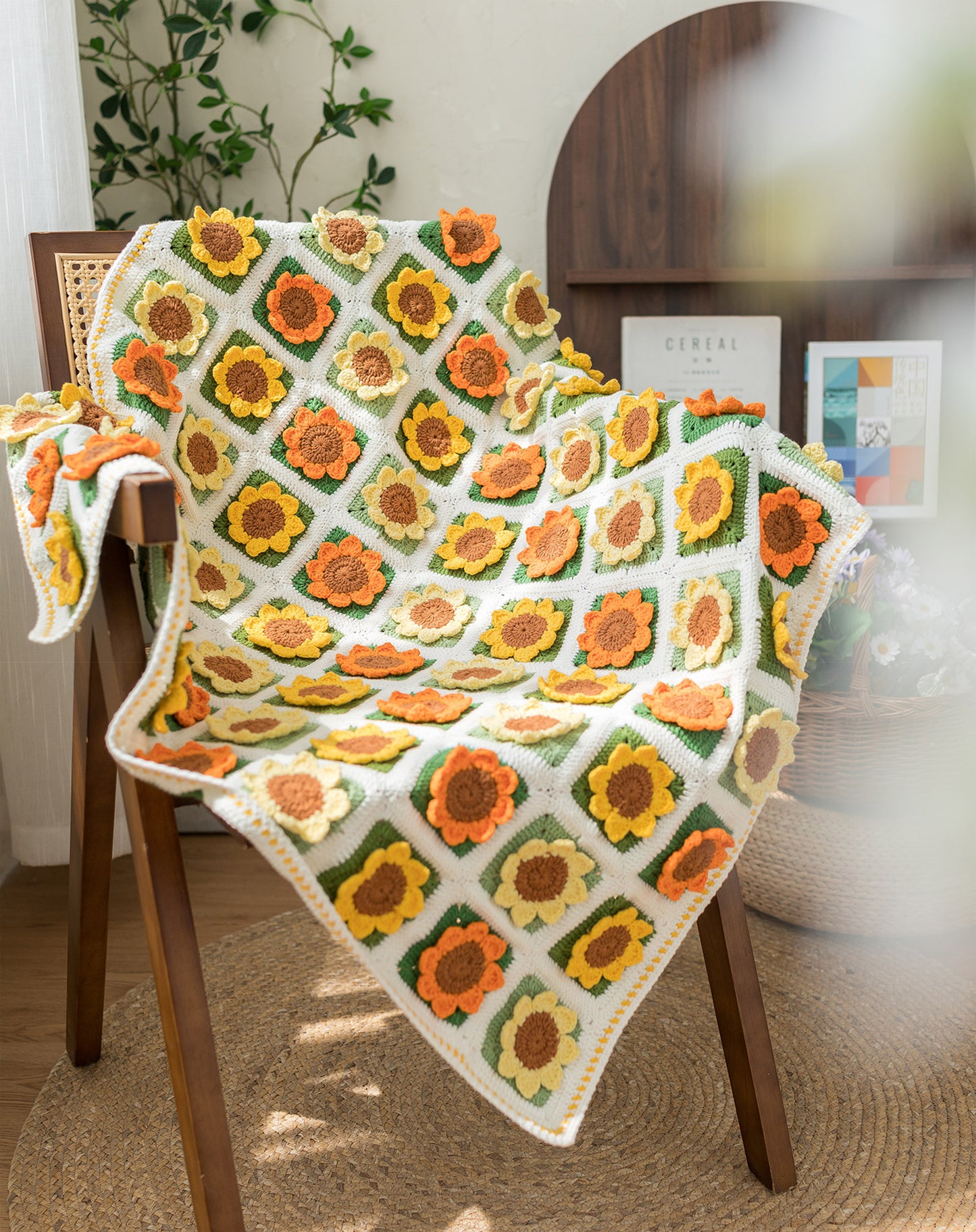 Yard Patchwork Blanket Crochet Pattern