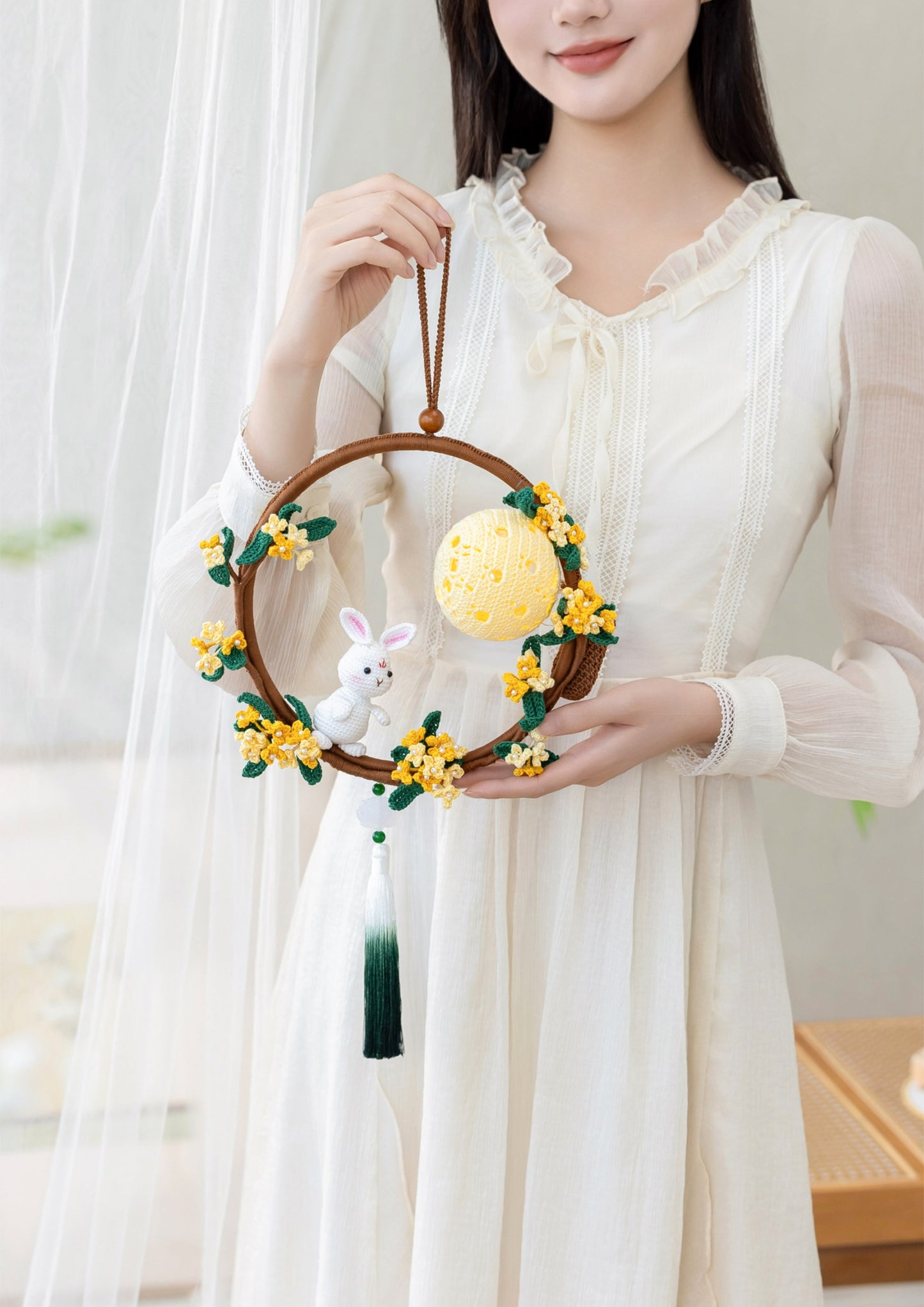Osmanthus Moon Lantern Crochet Pattern
