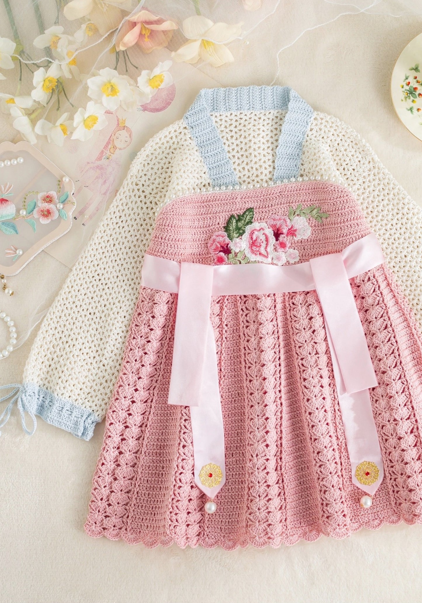 Floral Stream Ruqun Crochet Pattern