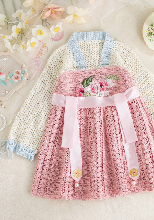 Floral Stream Ruqun Crochet Yarn Kit