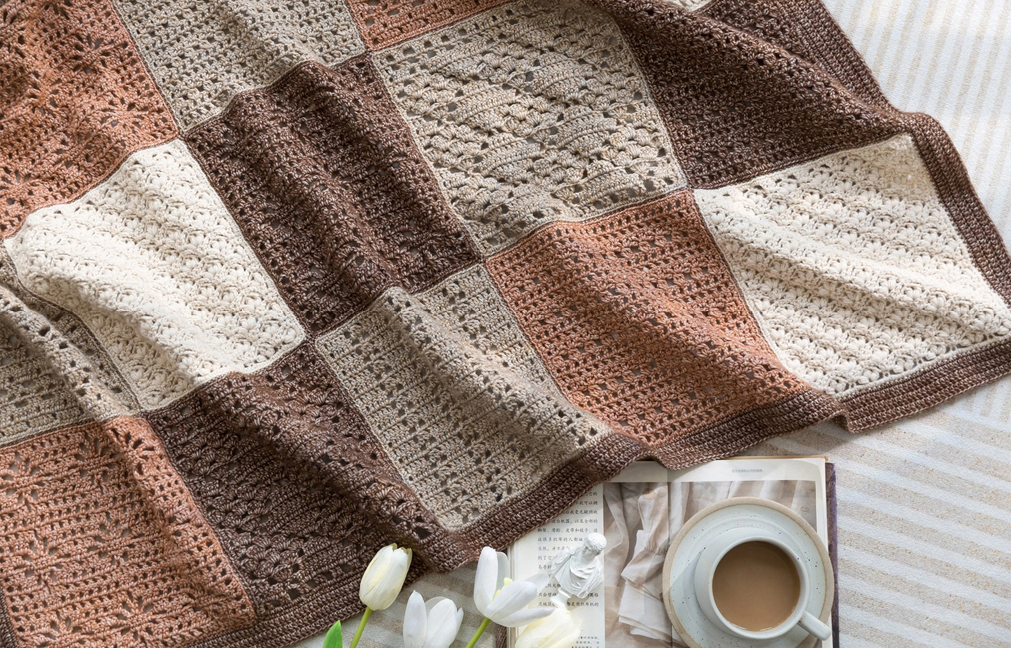Rain Fog Blanket Crochet Pattern