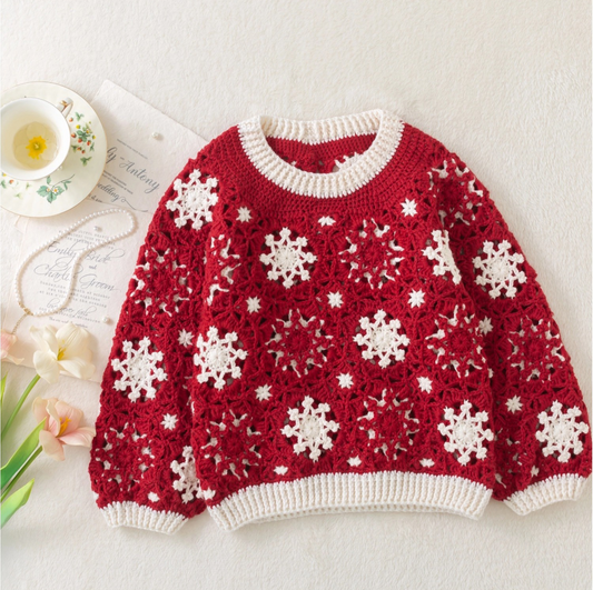 ❄Pull Flocon de Neige❄ Kit de Crochet | La Famille de Susan