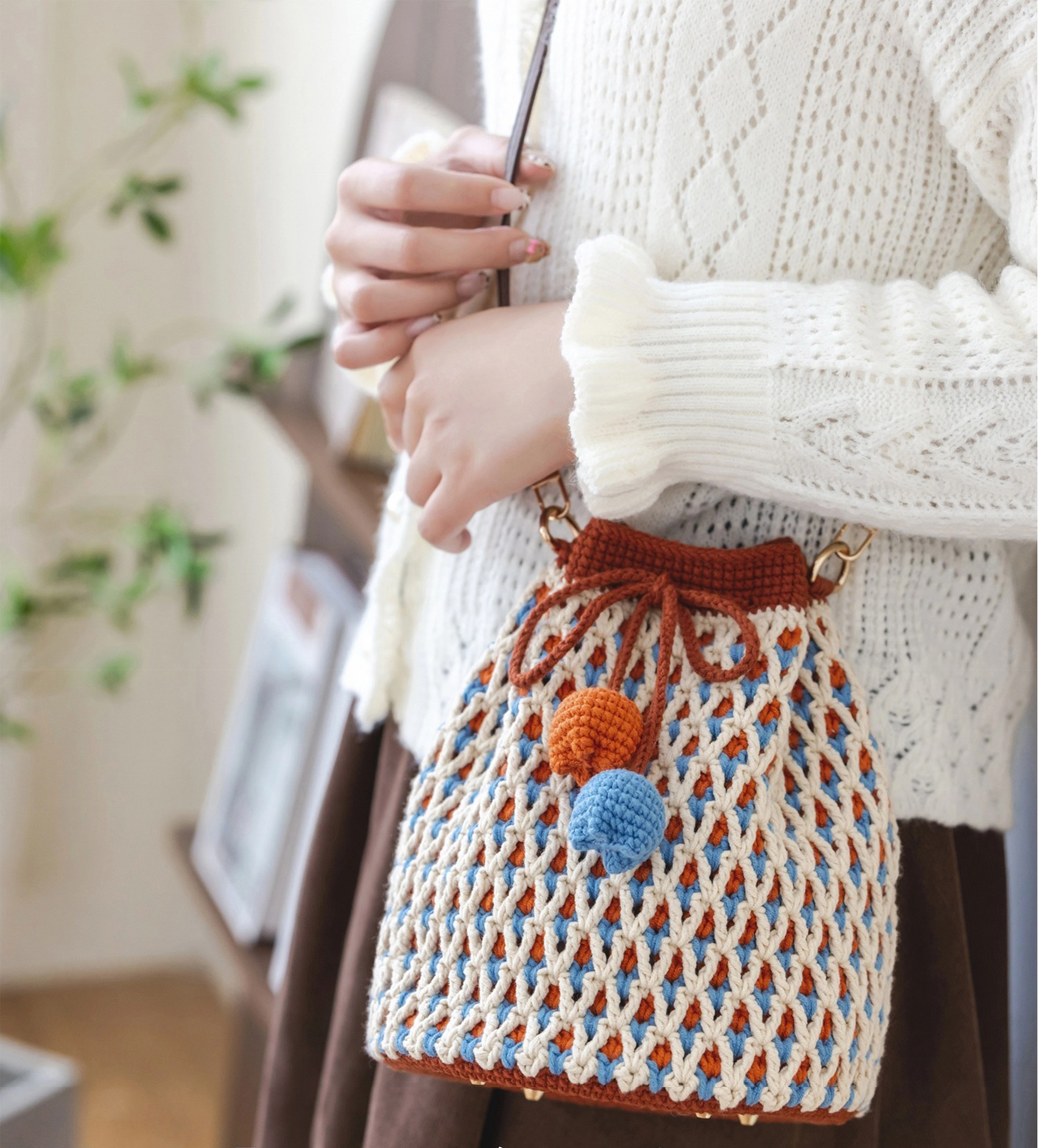 Tulip Drawstring Crochet Pattern