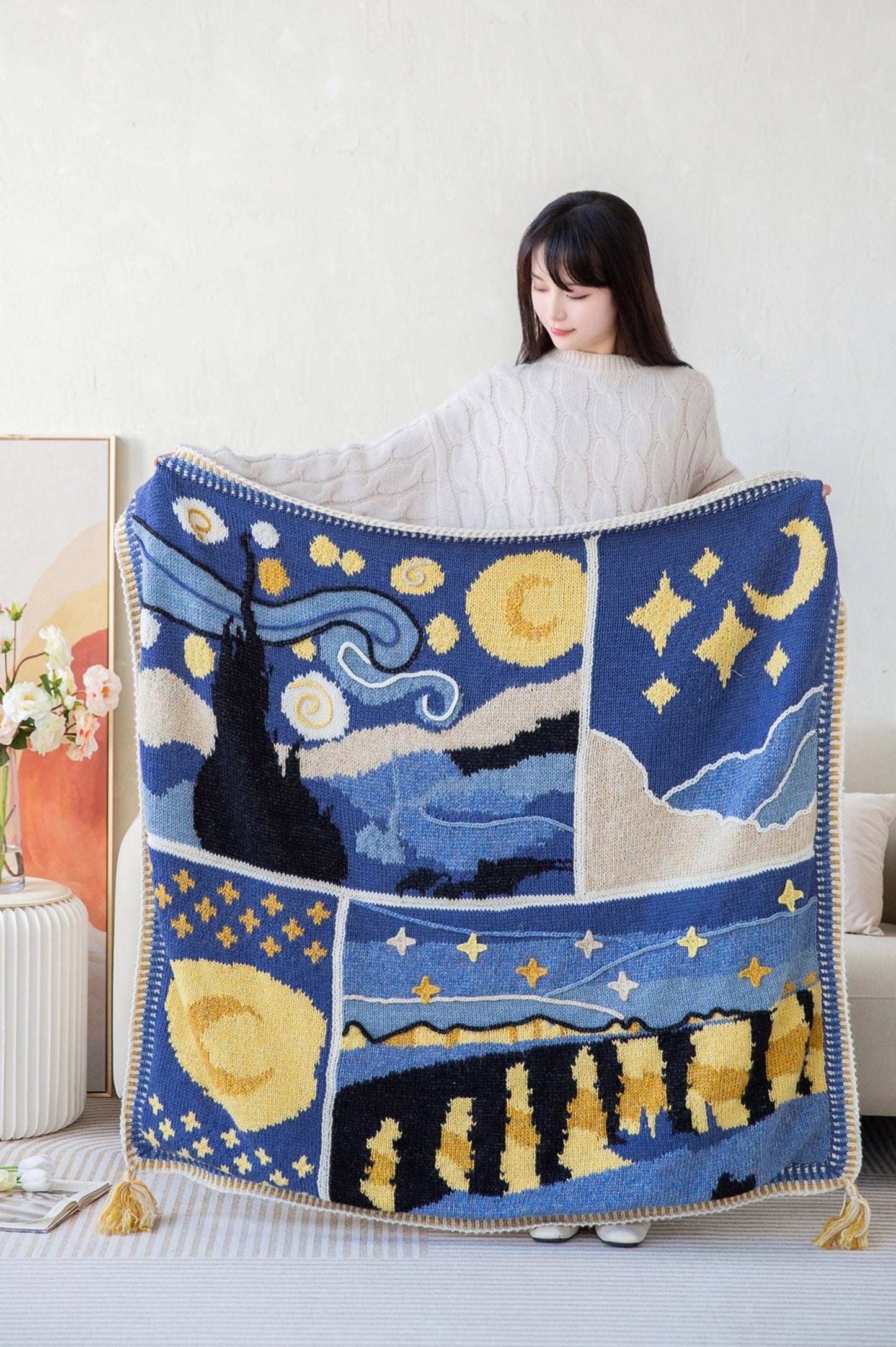Starry Night Blanket Knit Kit