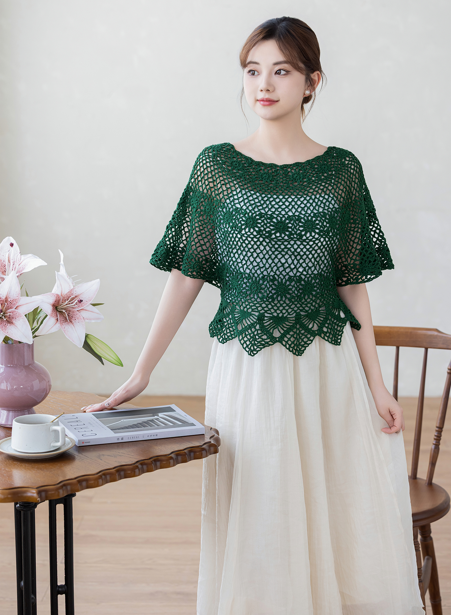 Phoenix Tail Blouse Crochet Yarn Kit
