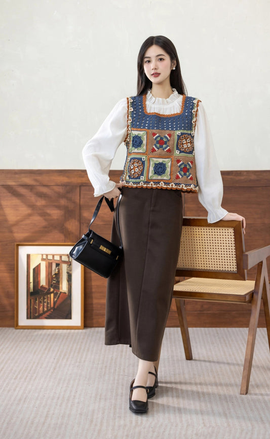 Flowerbed Vest Crochet Kit