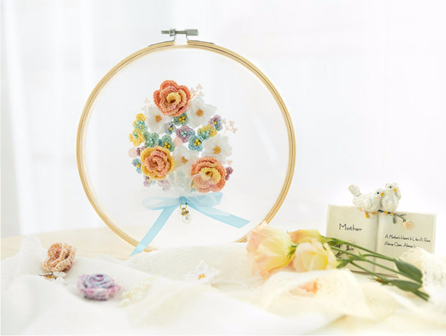 Blossoms on Frame Crochet Yarn Kit