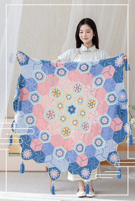 Brilliant Stars Blanket Crochet Pattern