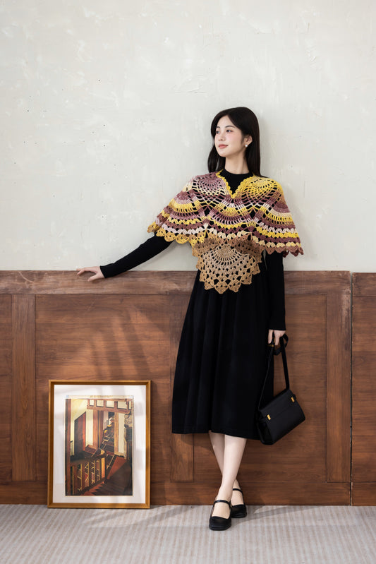 Meadow Cape Crochet Kit