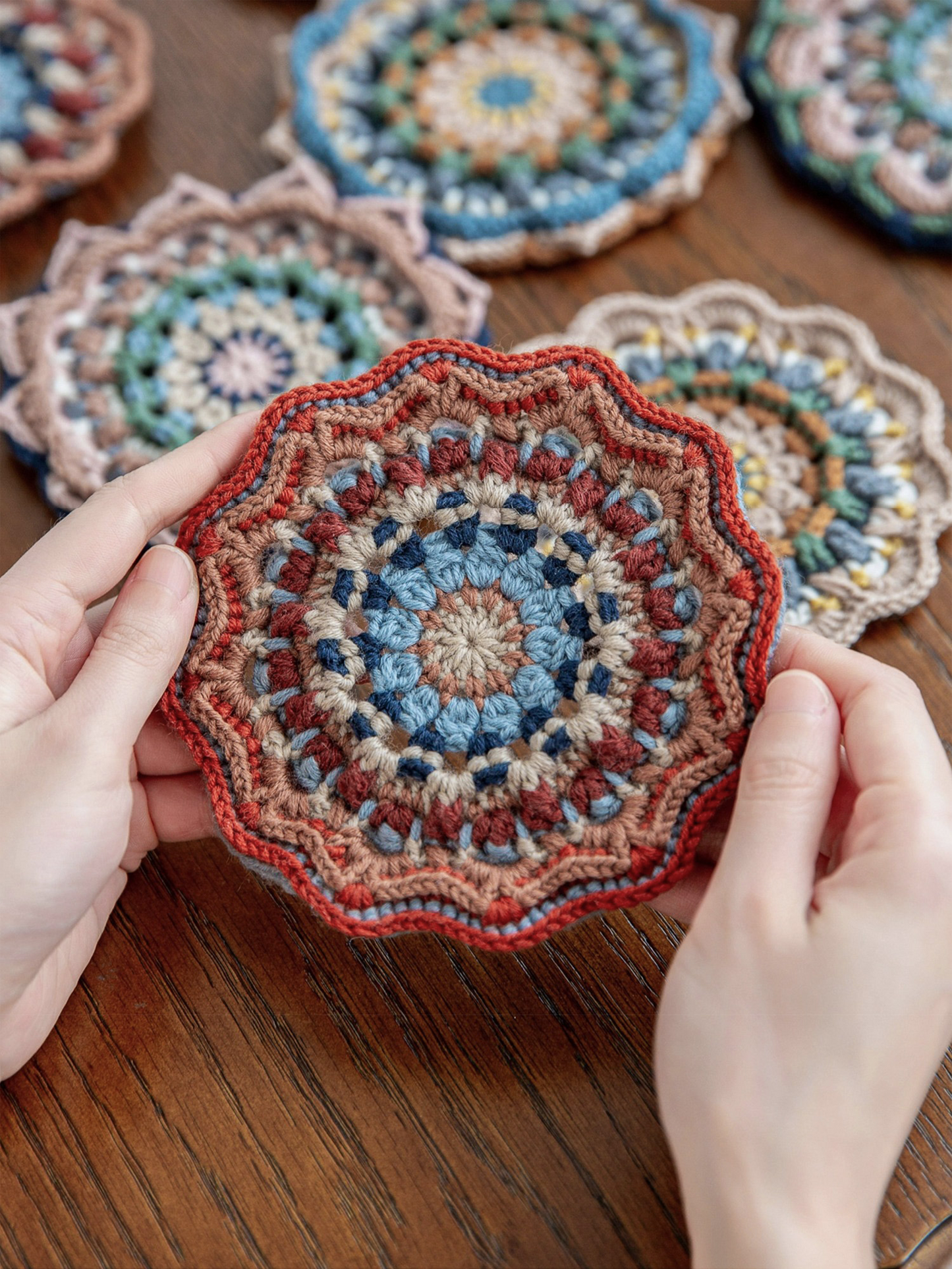 Happy Tea Time Coaster Crochet Pattern
