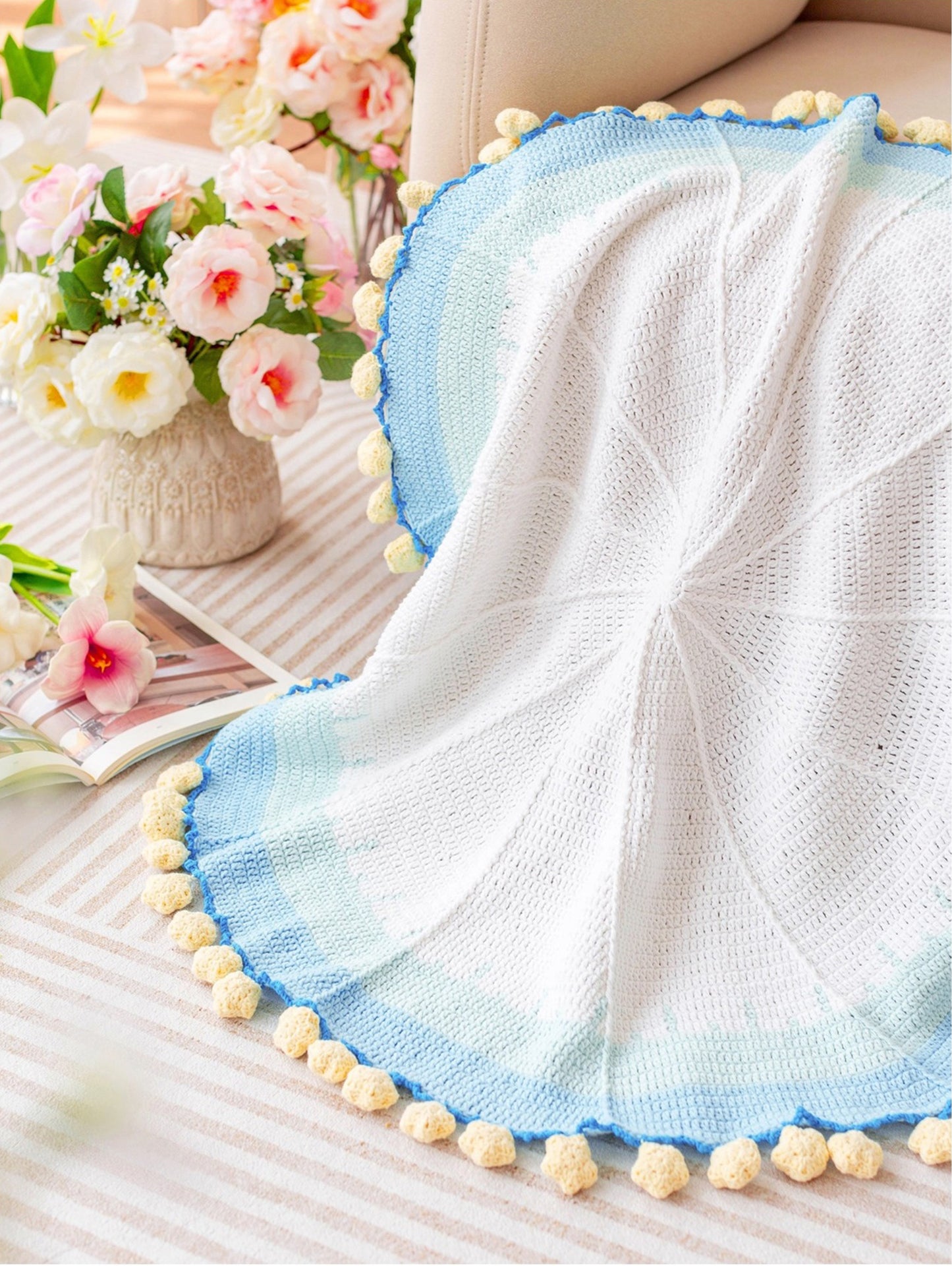 Star Bouquet Blanket Crochet Yarn Kit