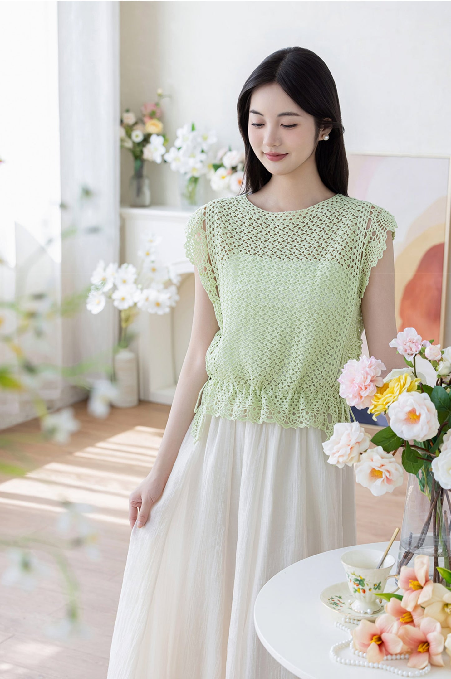 Emerald Vest Crochet Pattern
