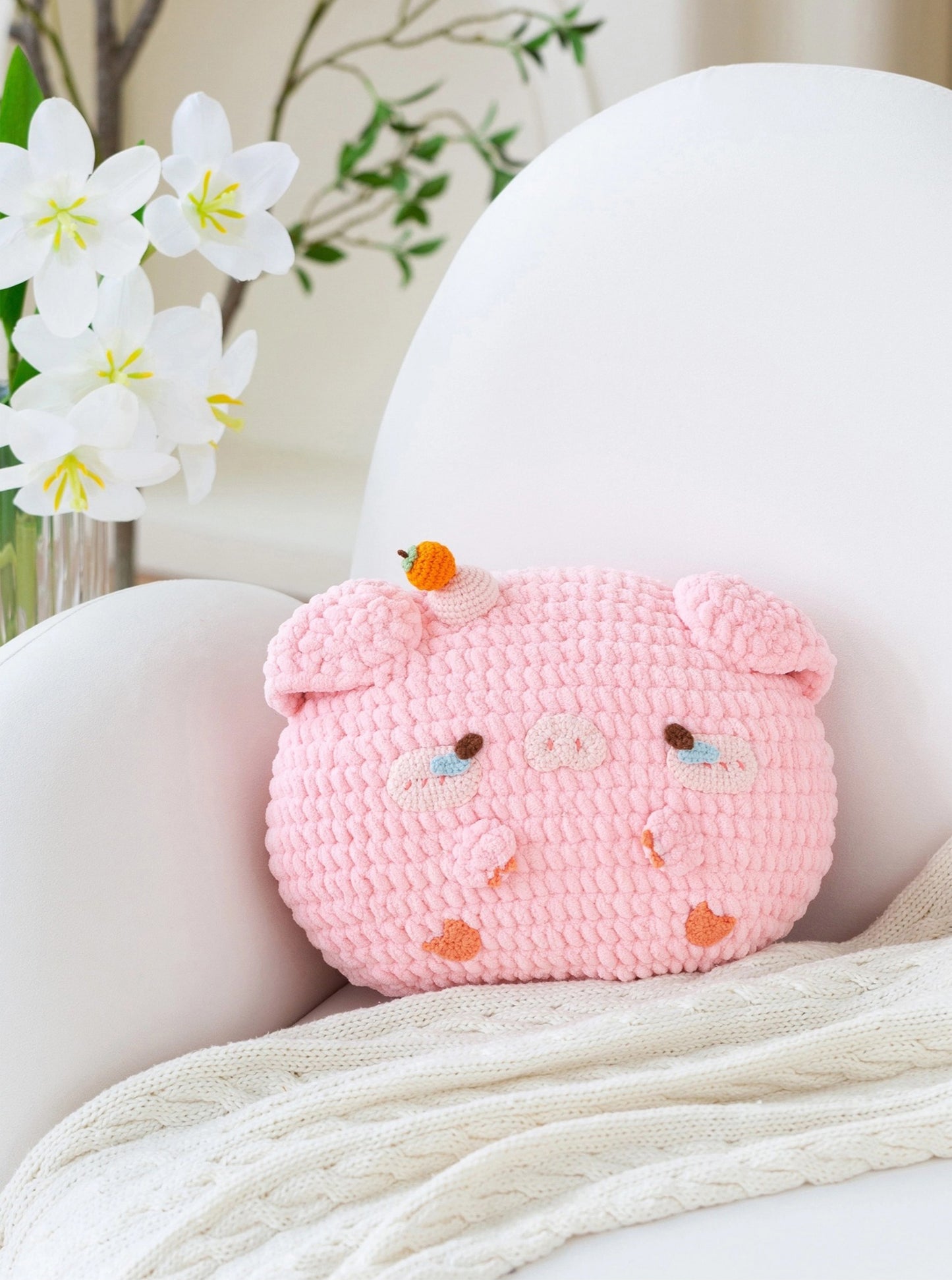 Cute Animal Pillow Crochet Kit