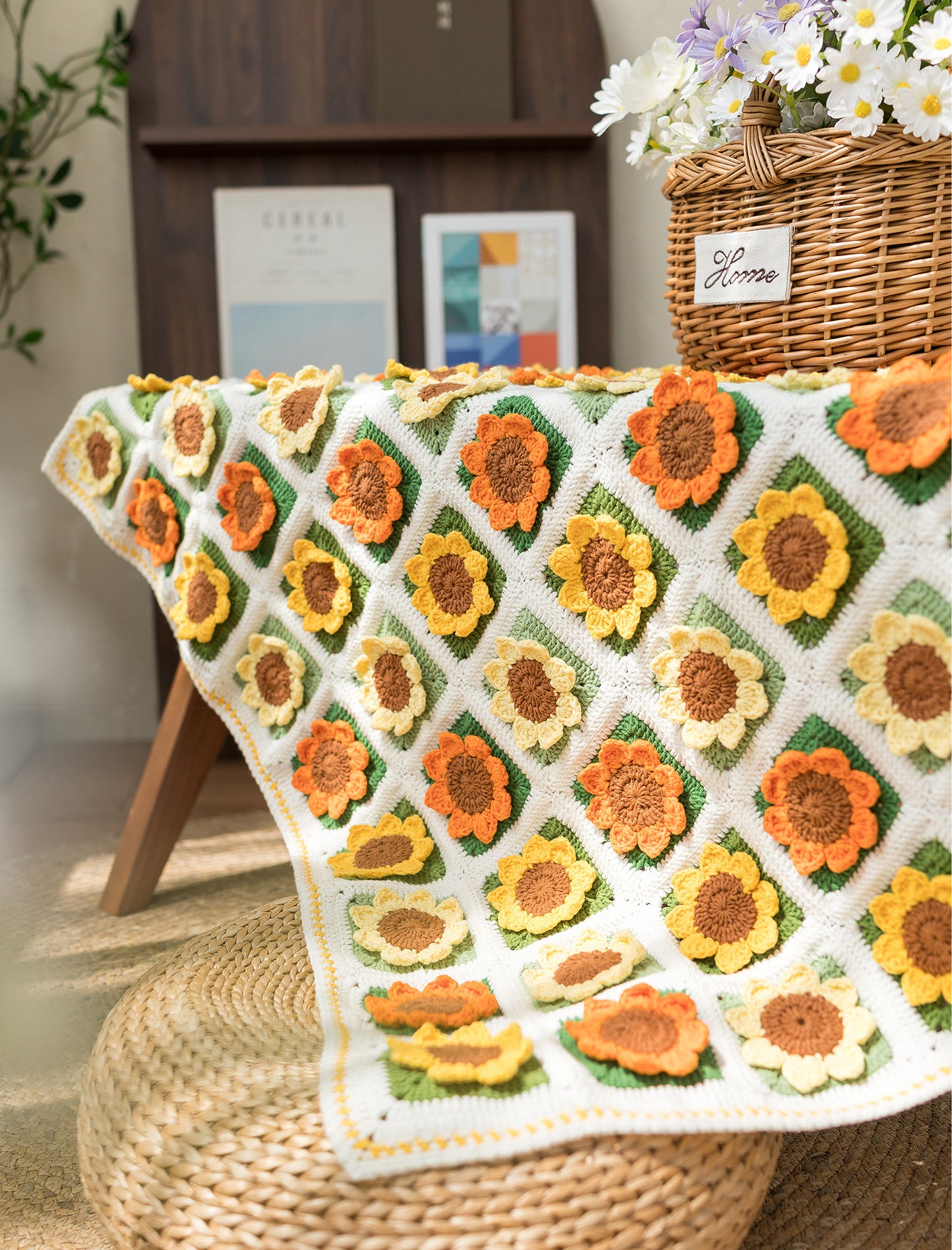 Yard Patchwork Blanket Crochet Pattern