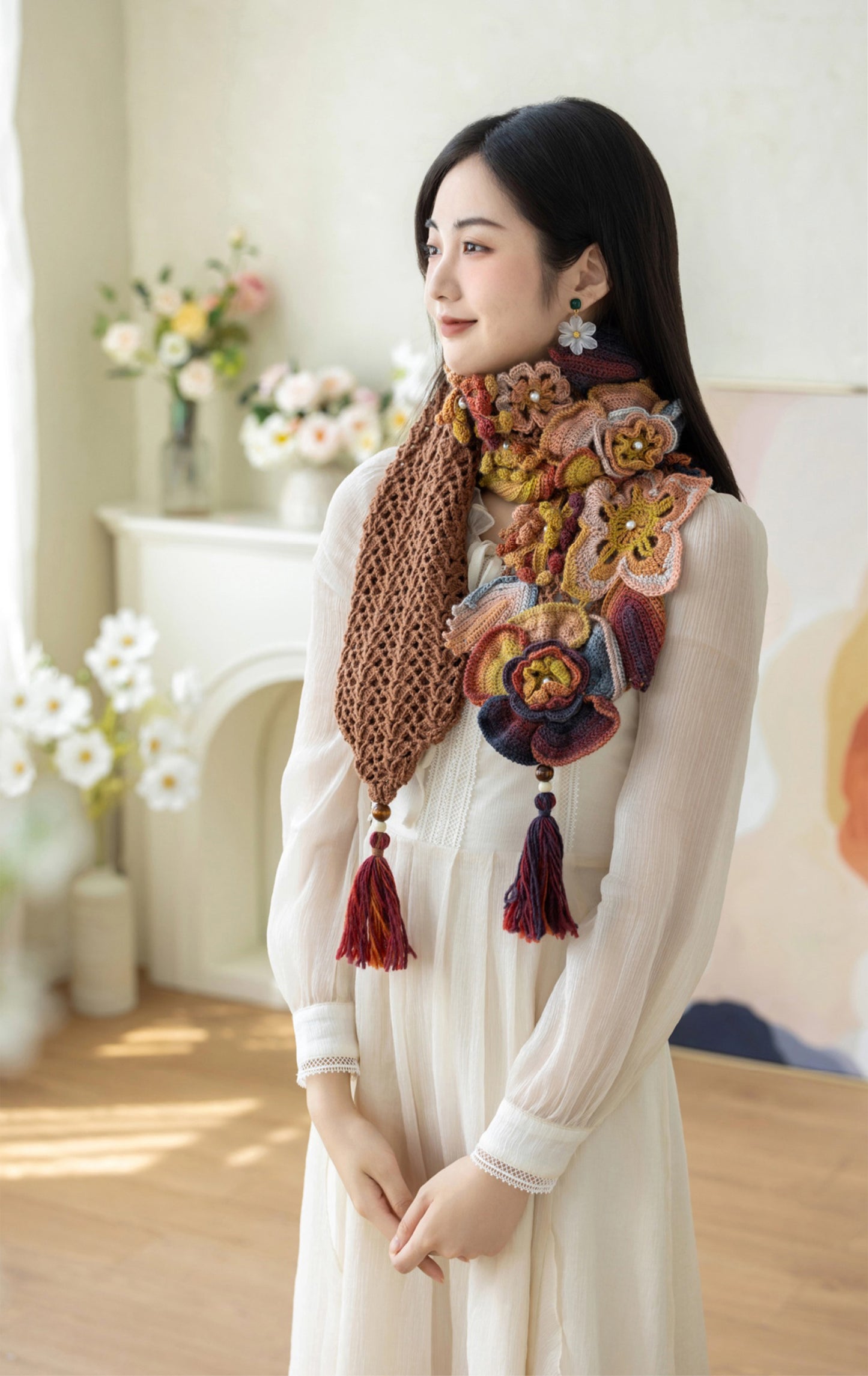 Shiny Scarf Crochet Kit