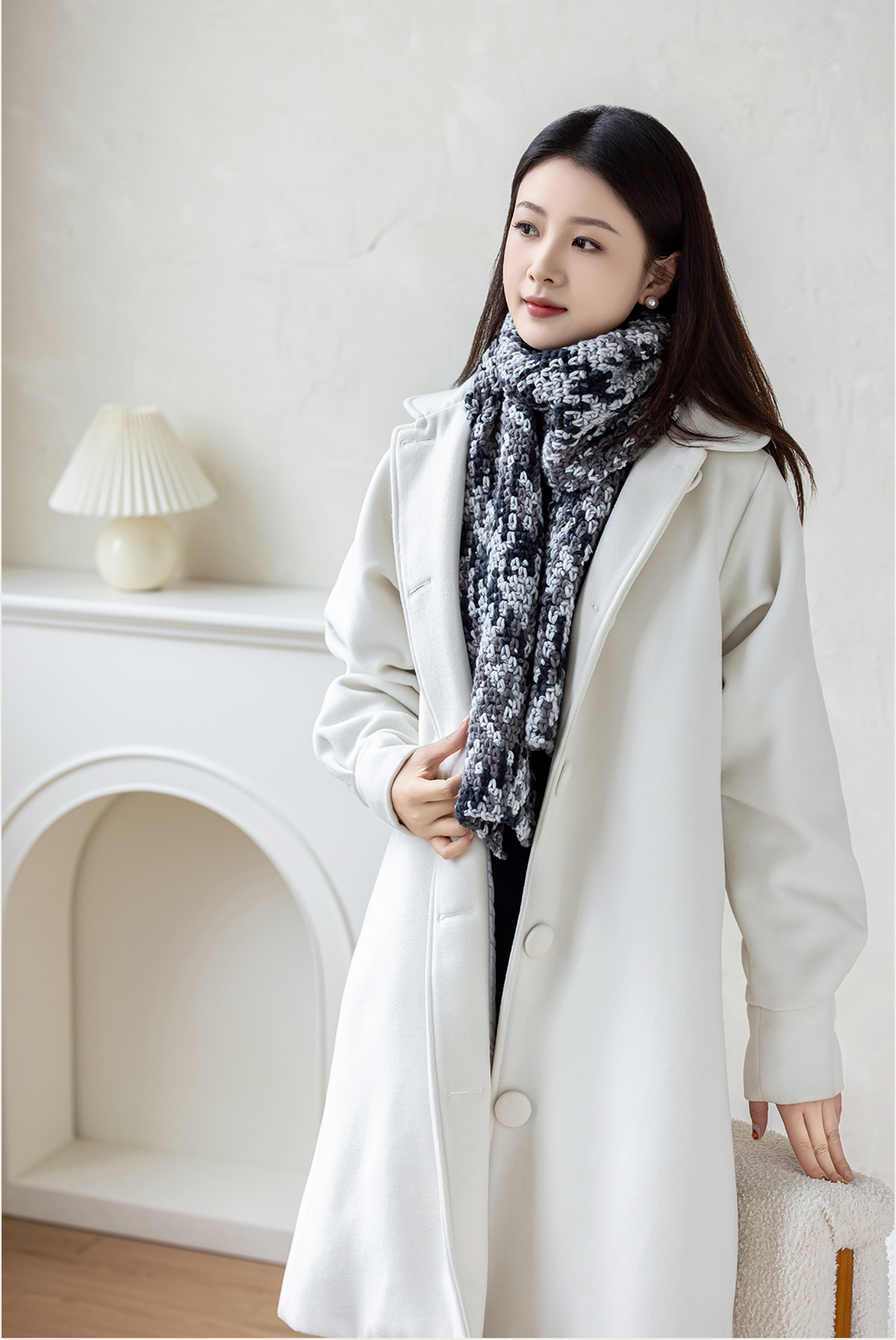 Magic Cube Scarf Digital Pattern