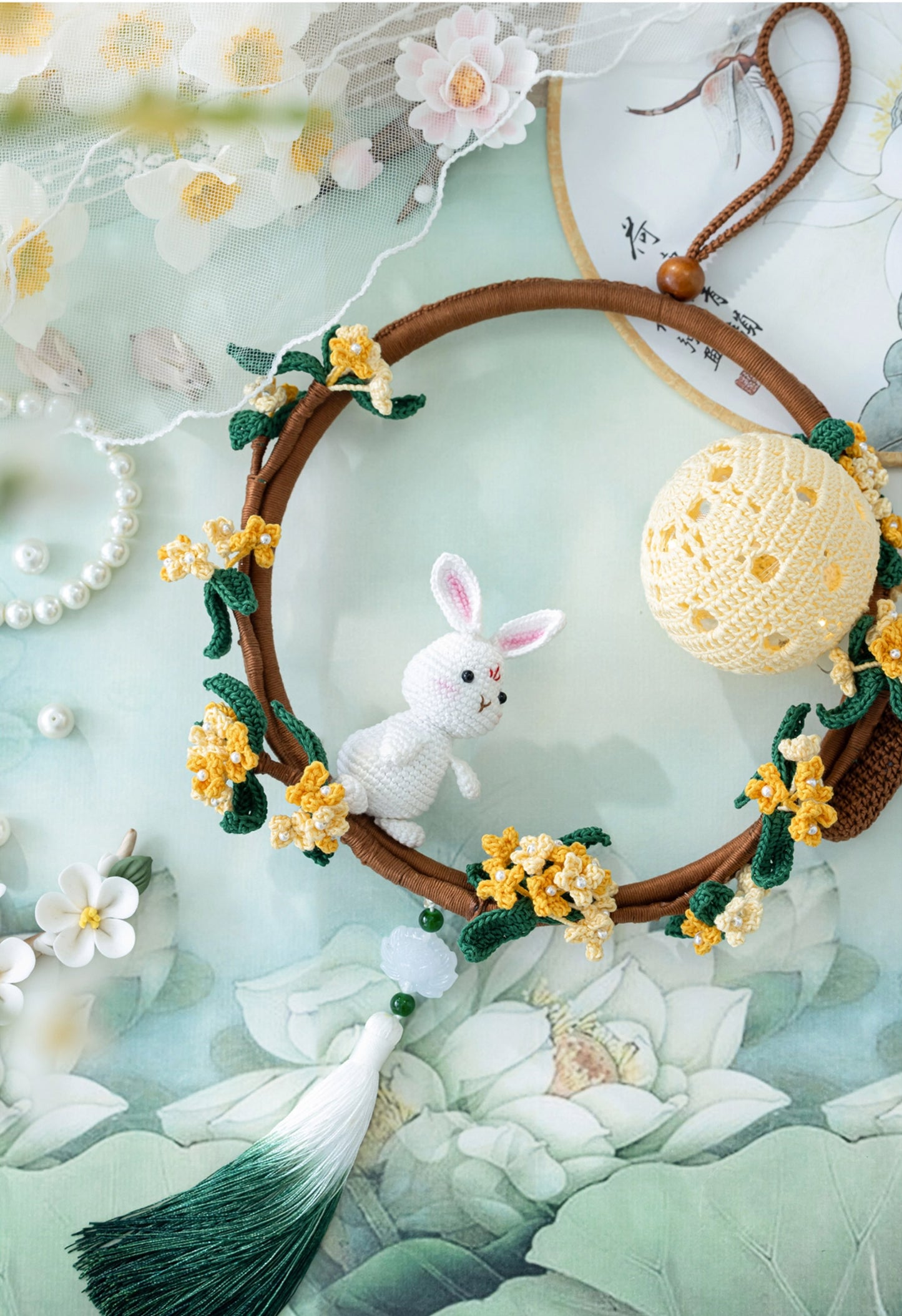 Osmanthus Moon Lantern Crochet Pattern