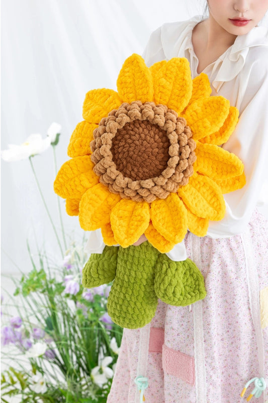 Flower Pillow Crochet Pattern
