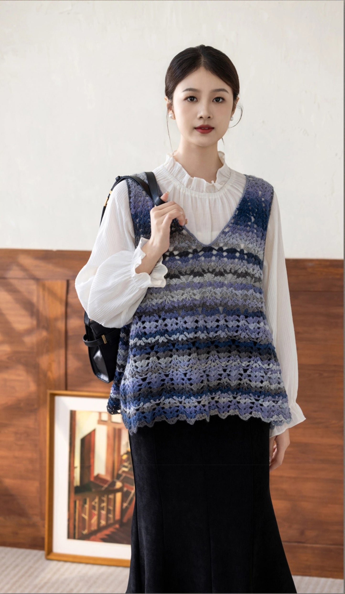 Arrow Feather Vest Crochet Pattern