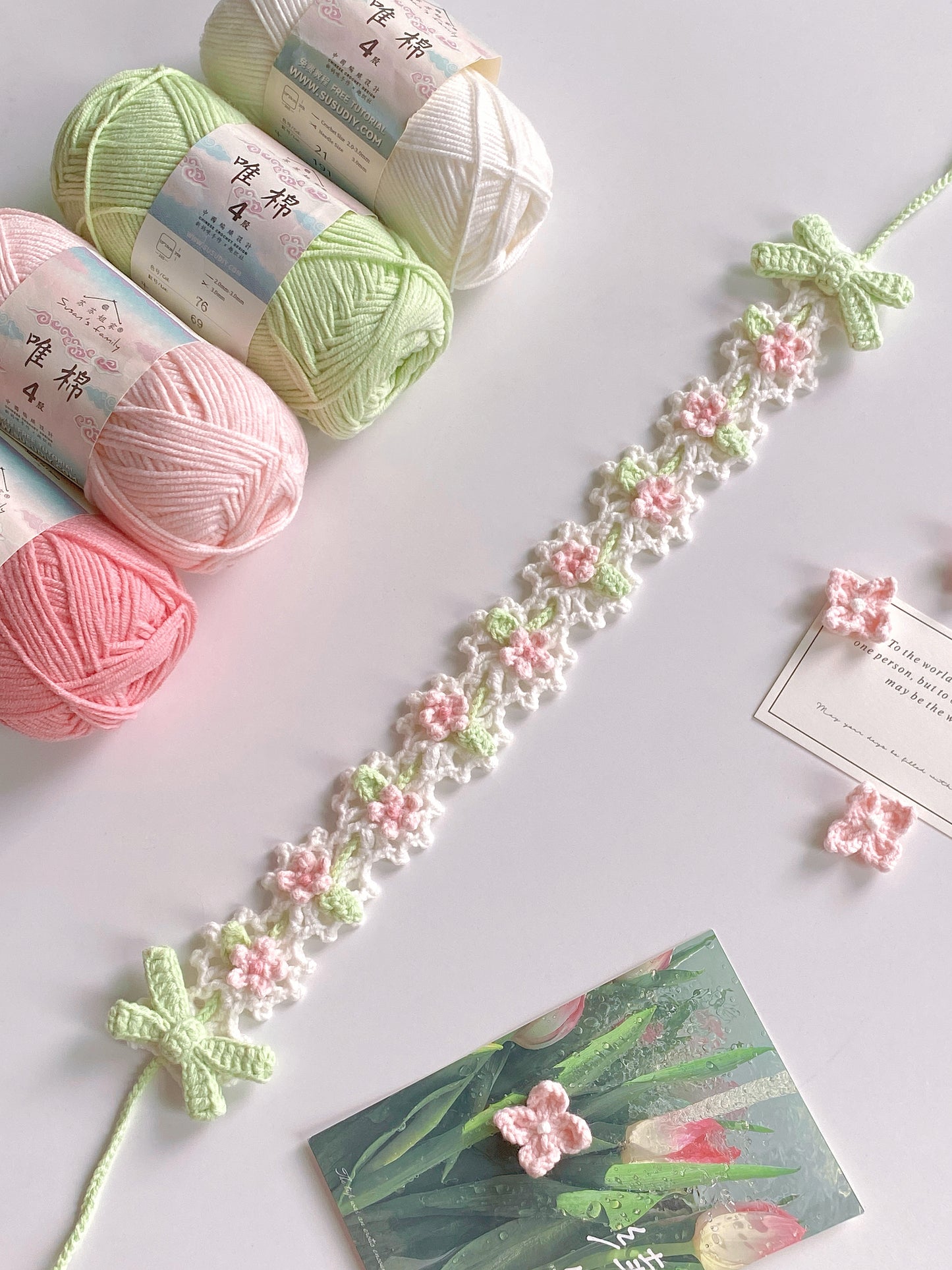 Baby's-breath Headband Yarn Pack