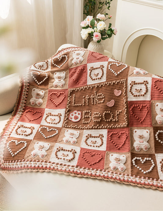 Bear Bubble Blanket Crochet Pattern