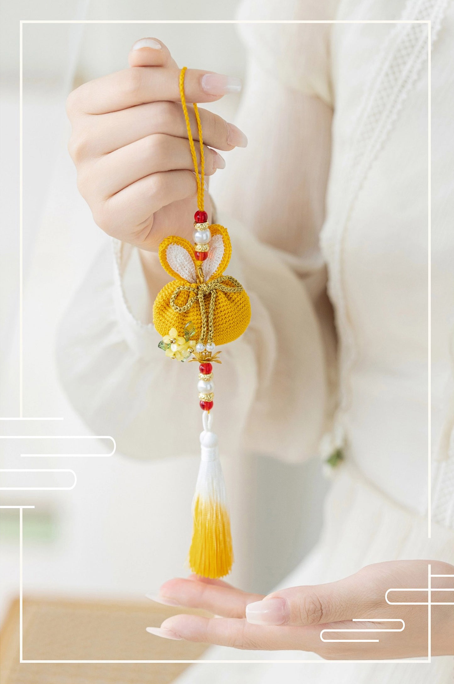 Jade Rabbit Sachet Crochet Kit