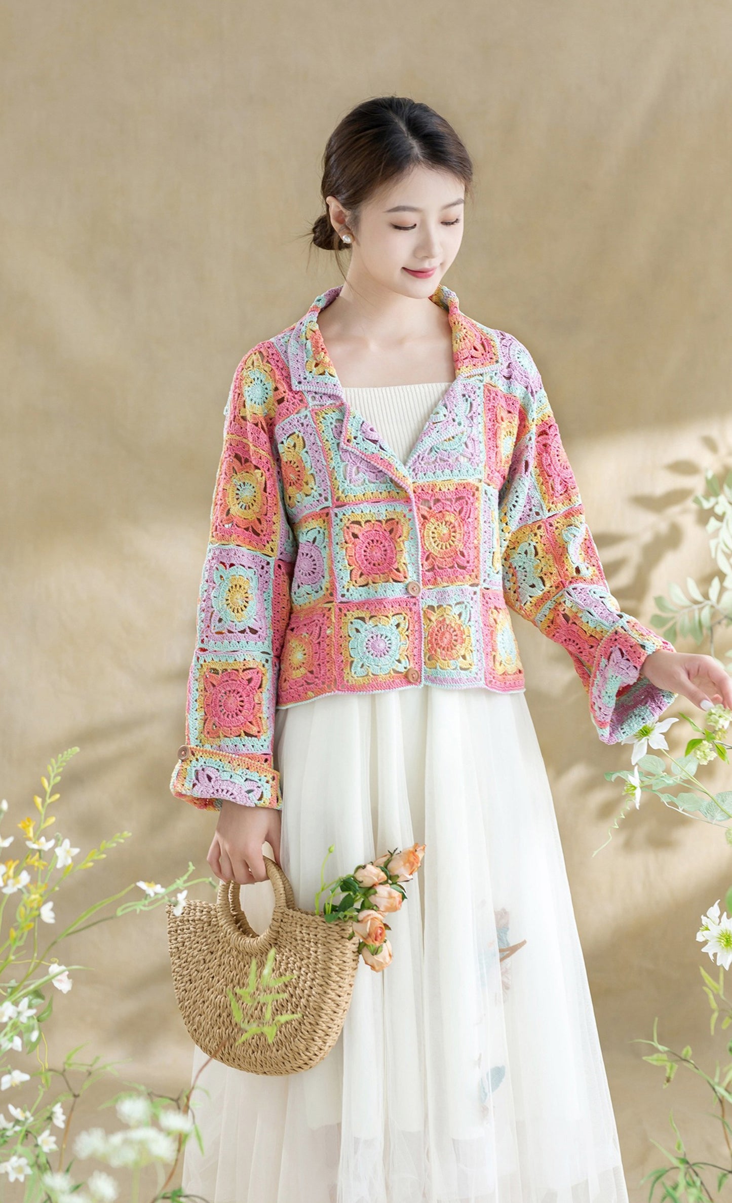 Garden Cardigan Crochet Pattern
