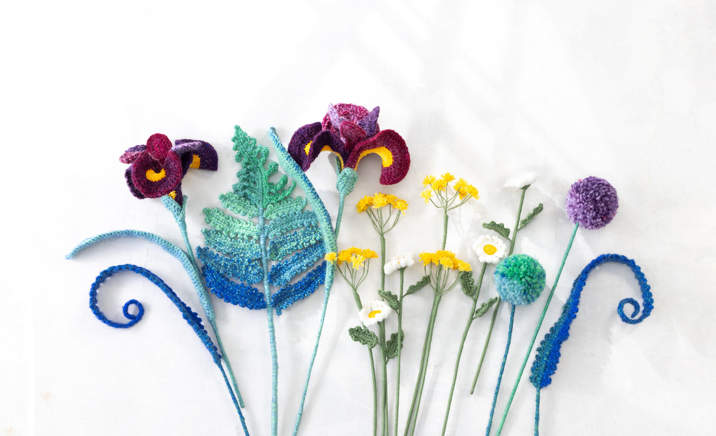 Wild Iris Berries Crochet Pattern