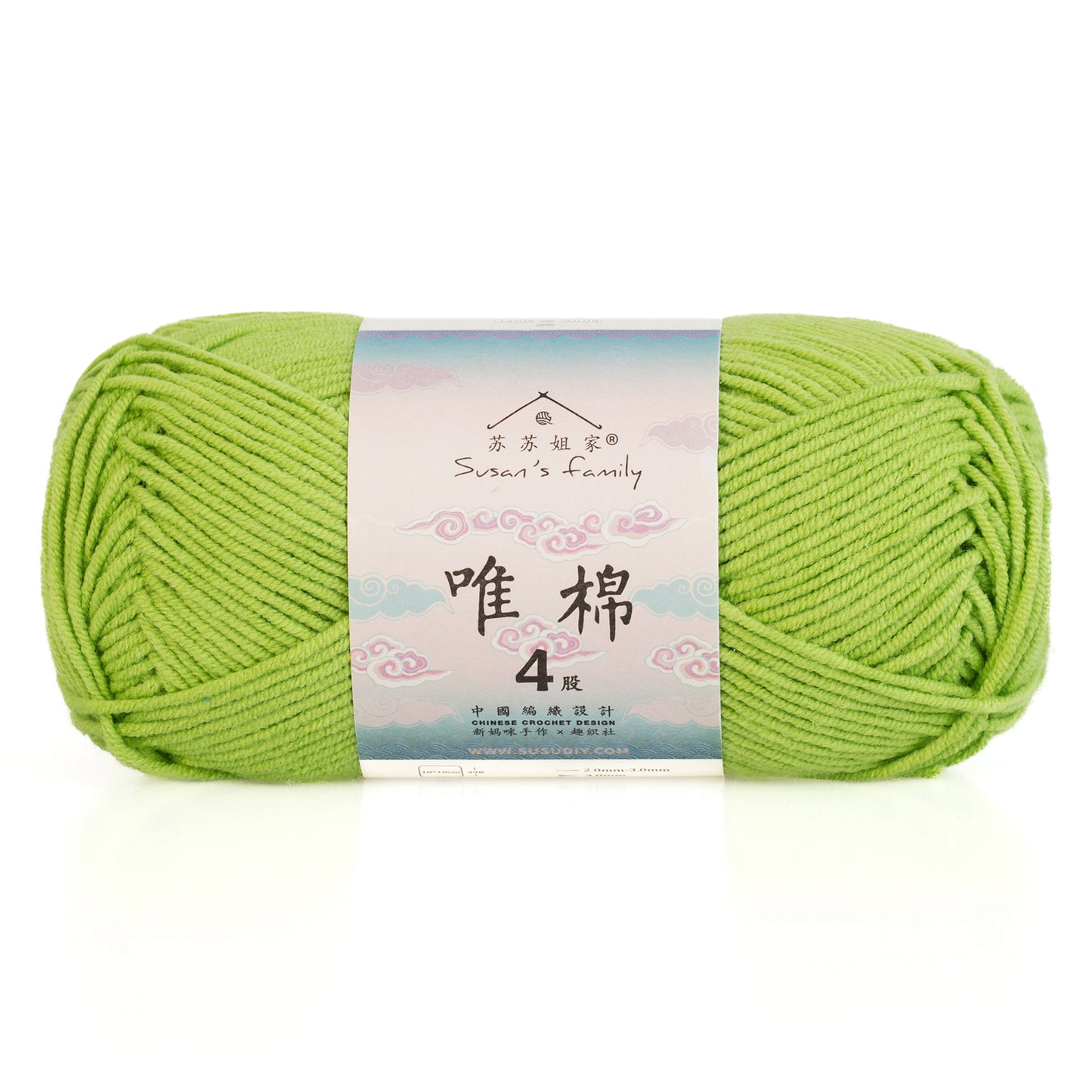 Combed Cotton 4 ply 5 pack- 60 Cotton 40 Acrylic Yarn | Susan's Family
