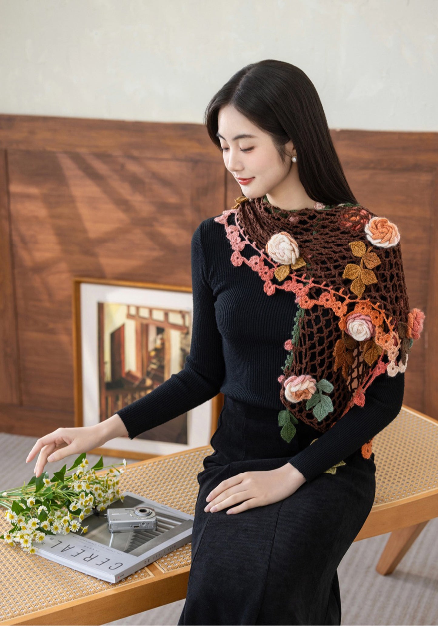 Verdant Vine Wrap Crochet Pattern