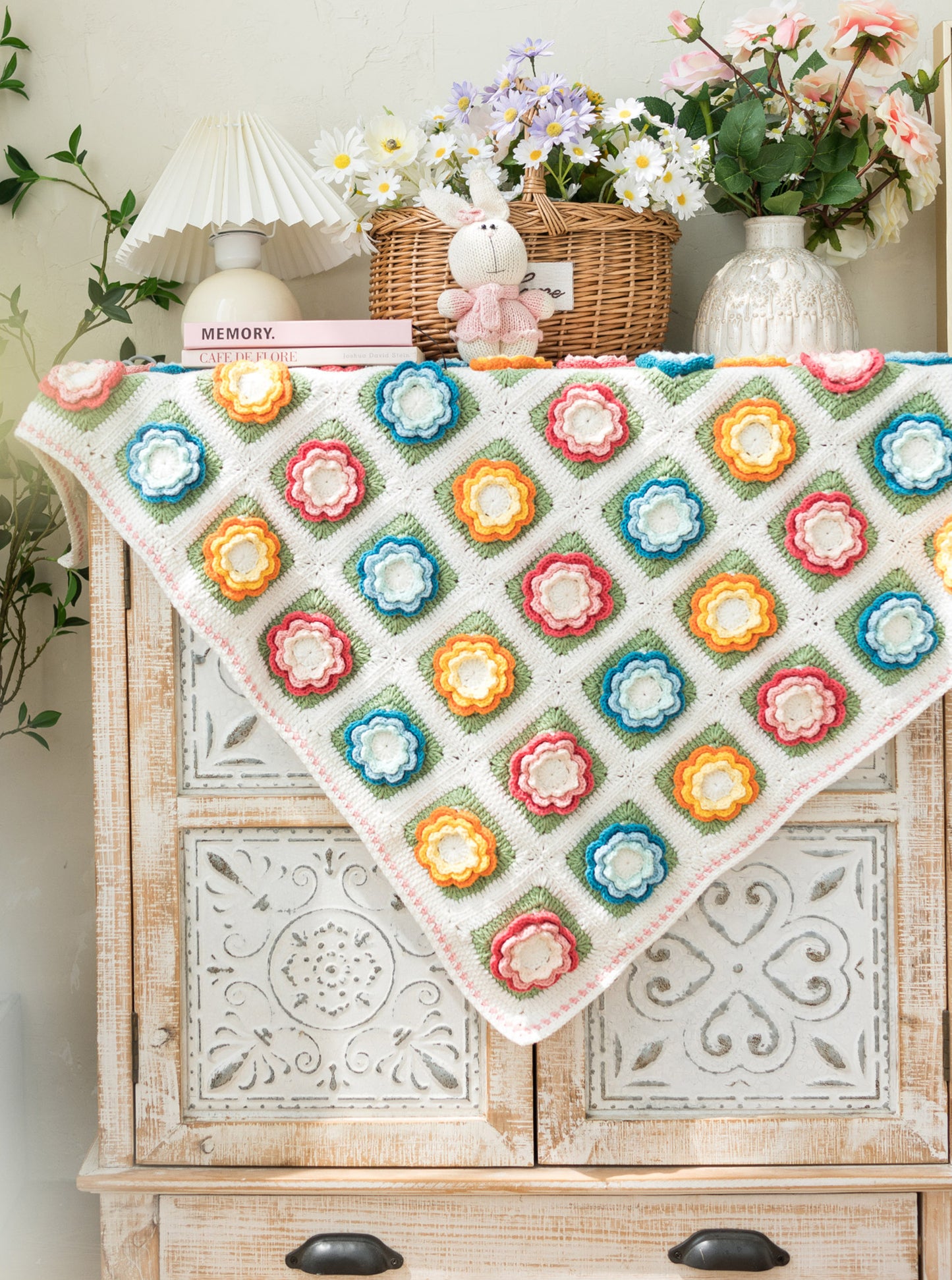 Yard Patchwork Blanket Crochet Pattern