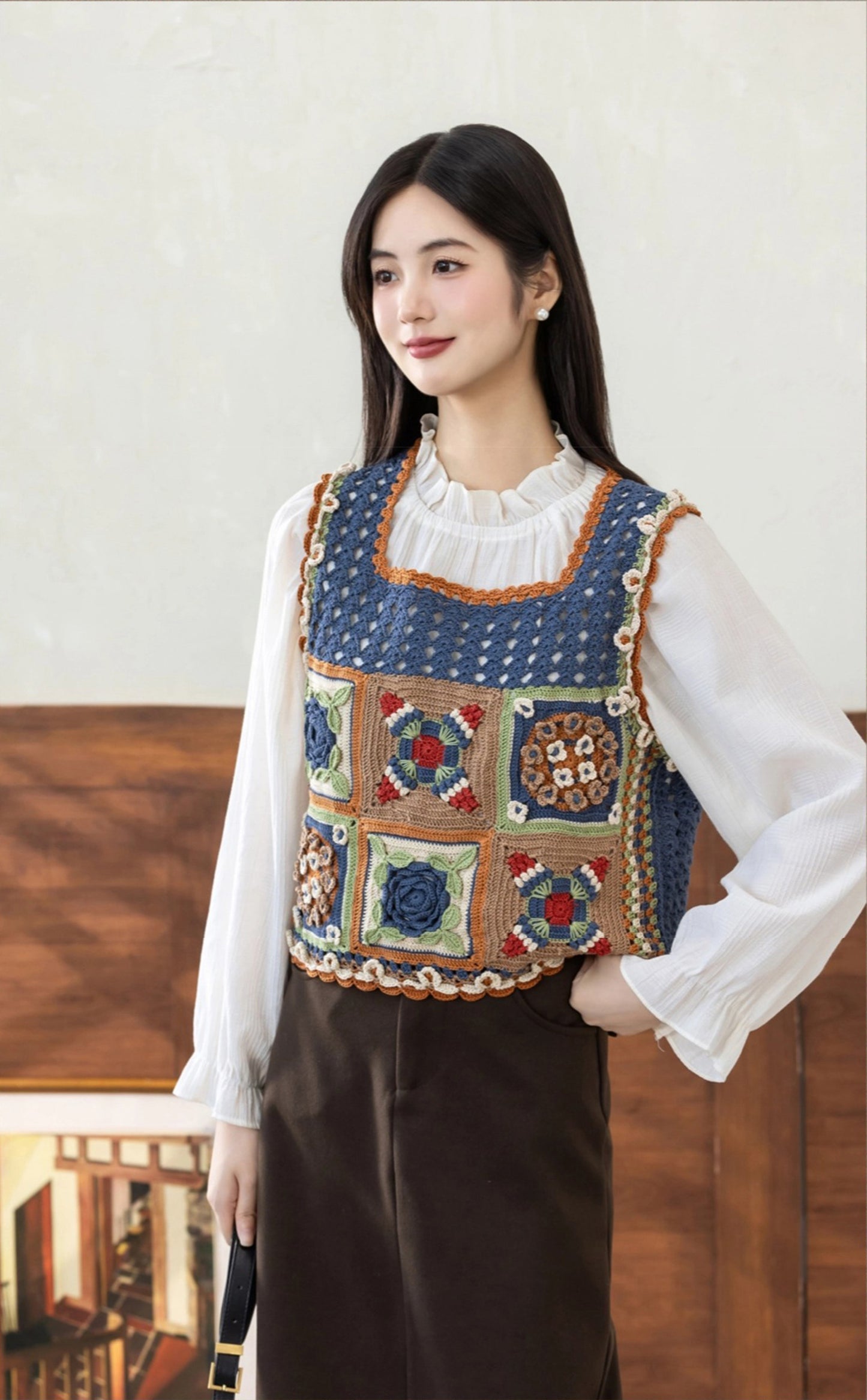 Flowerbed Vest Crochet Kit