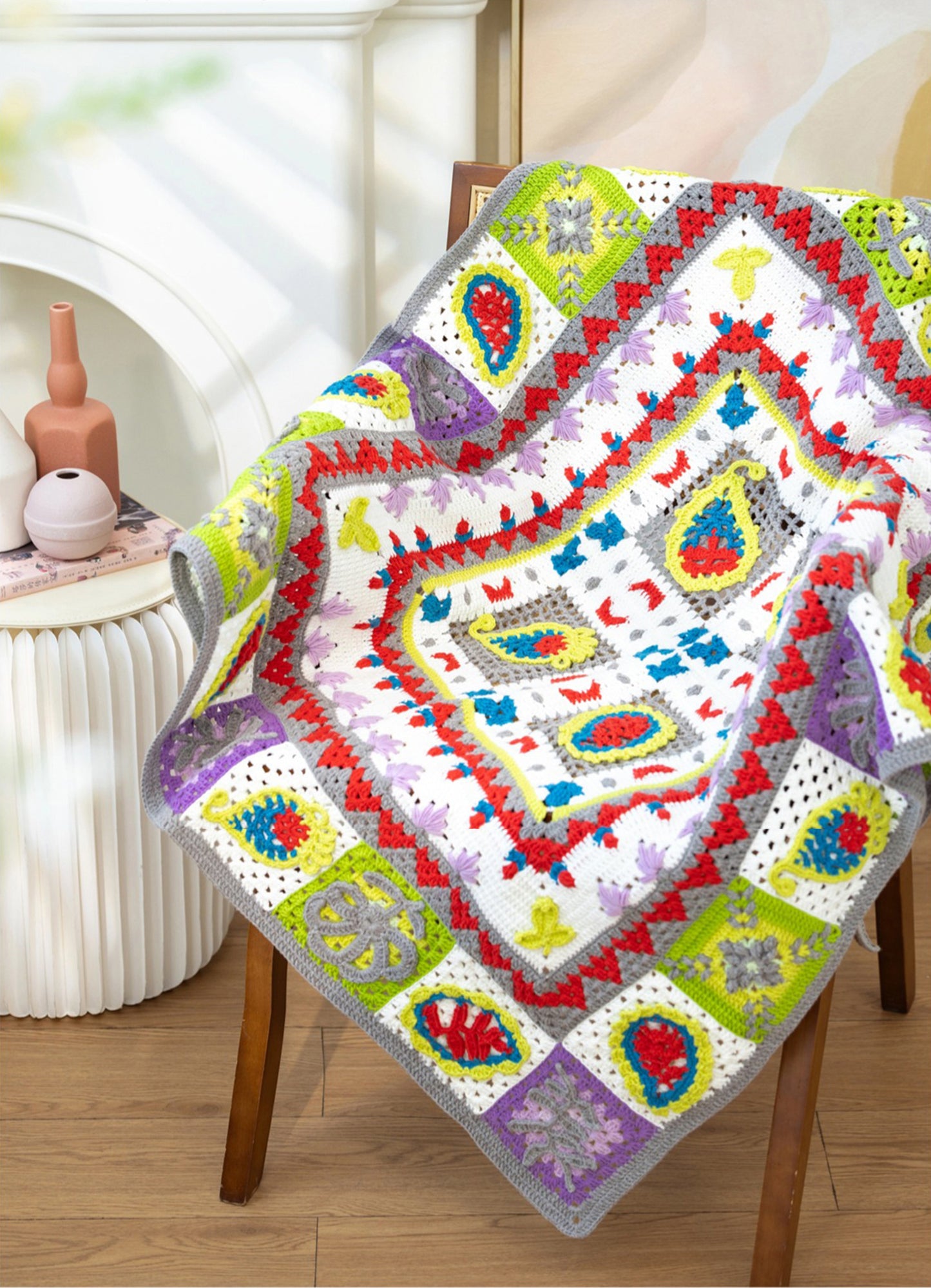 Paisley Blanket Crochet Pattern