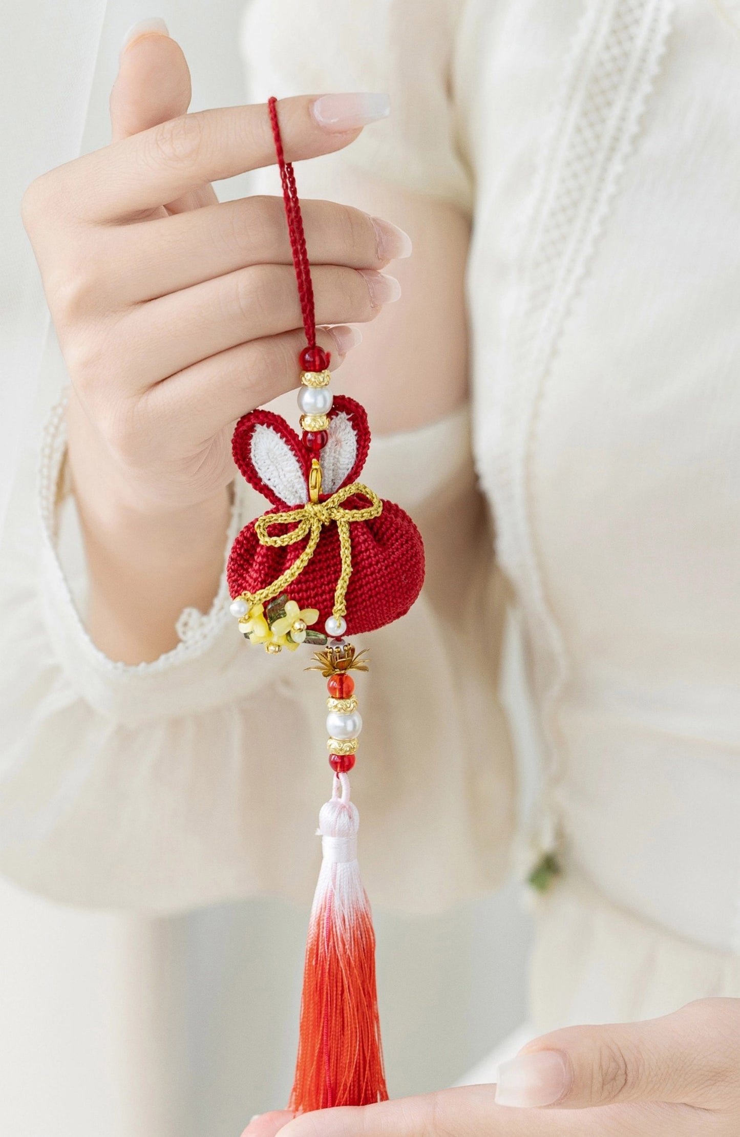 Jade Rabbit Sachet Crochet Kit