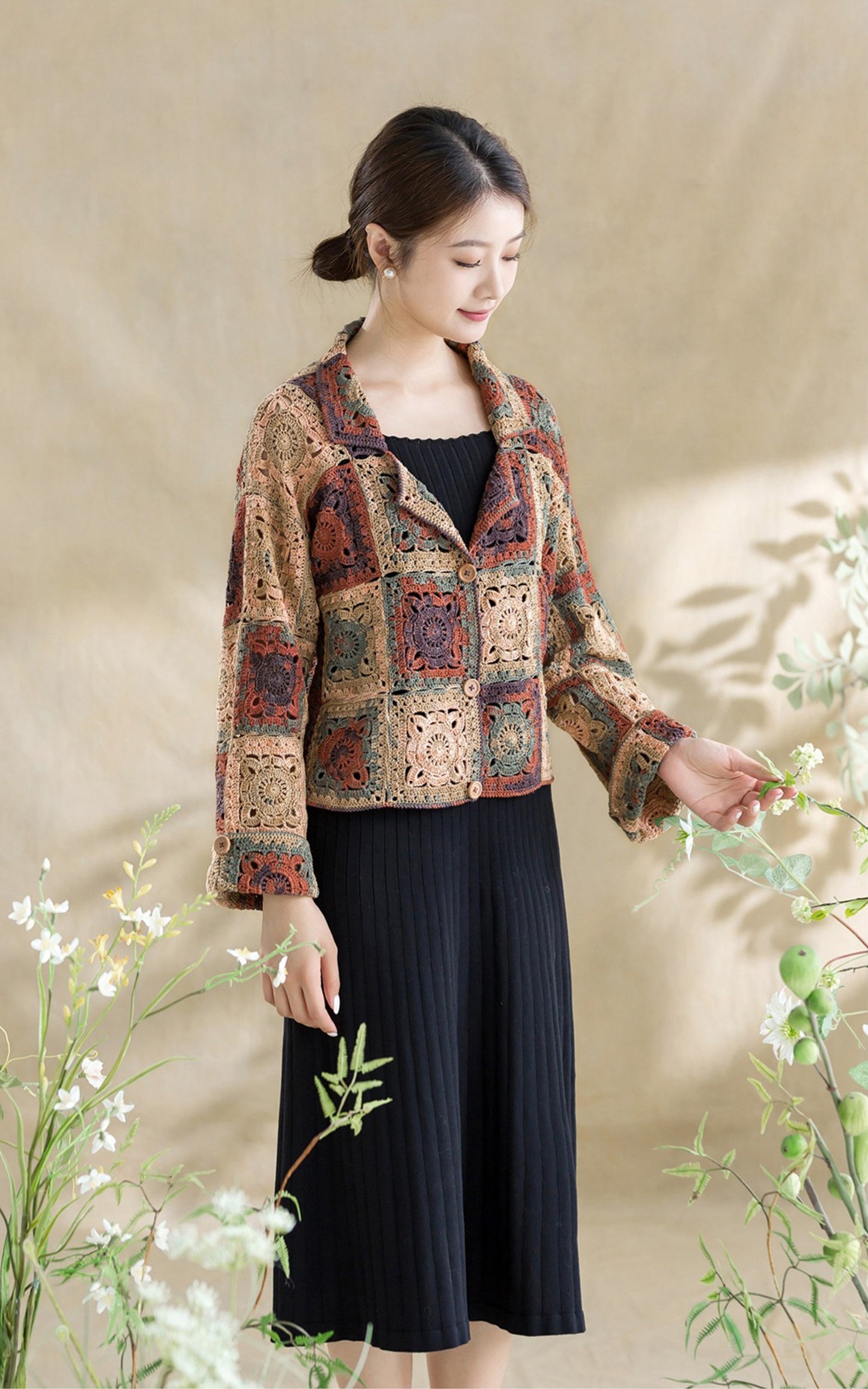 Garden Cardigan Crochet Pattern