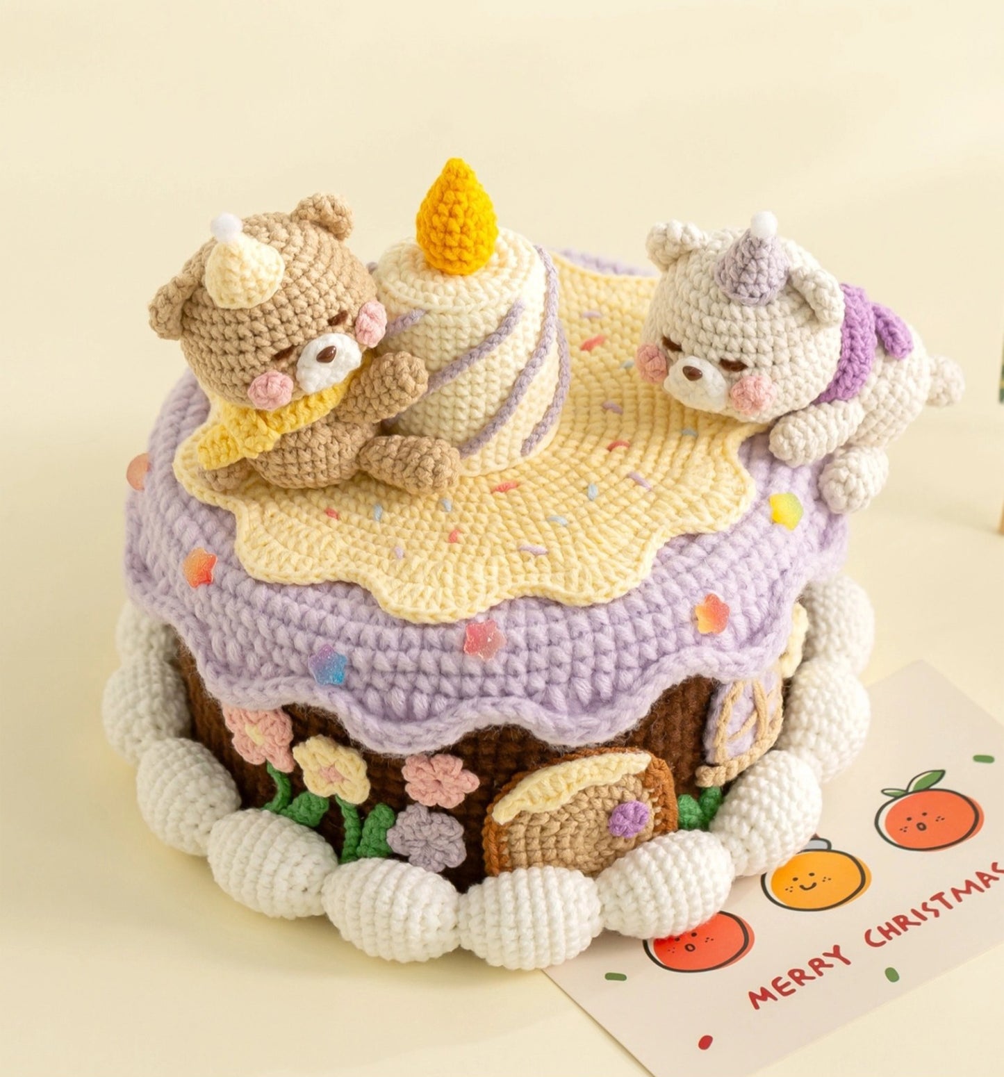 Bear's Cake Crochet Pattern
