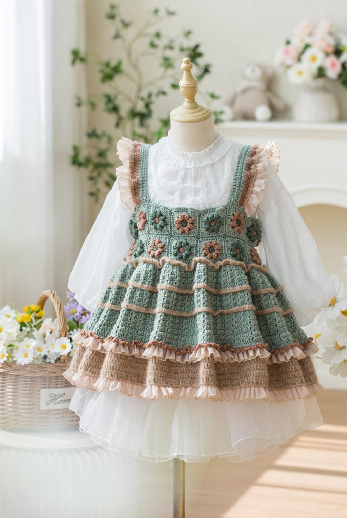 Victoria Waltz Dress Crochet Yarn Kit