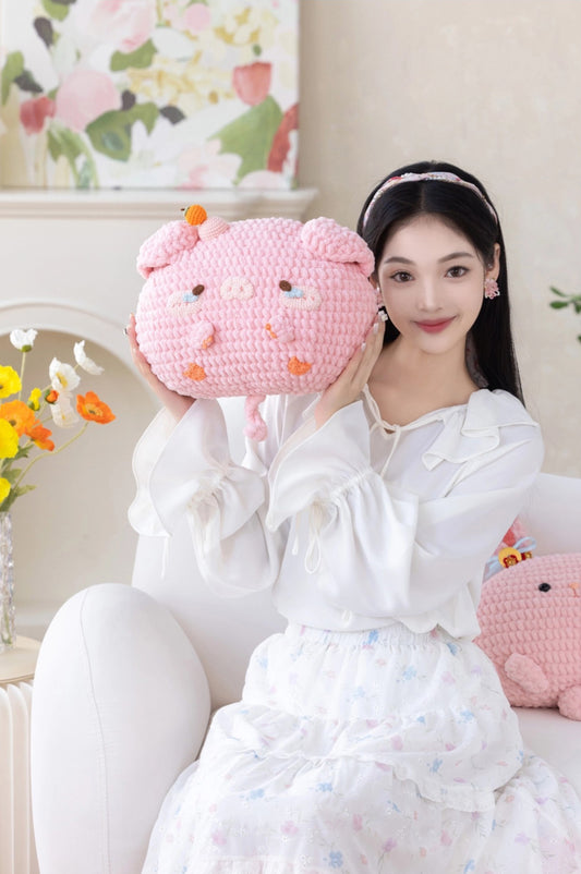 Cute Animal Pillow Crochet Kit