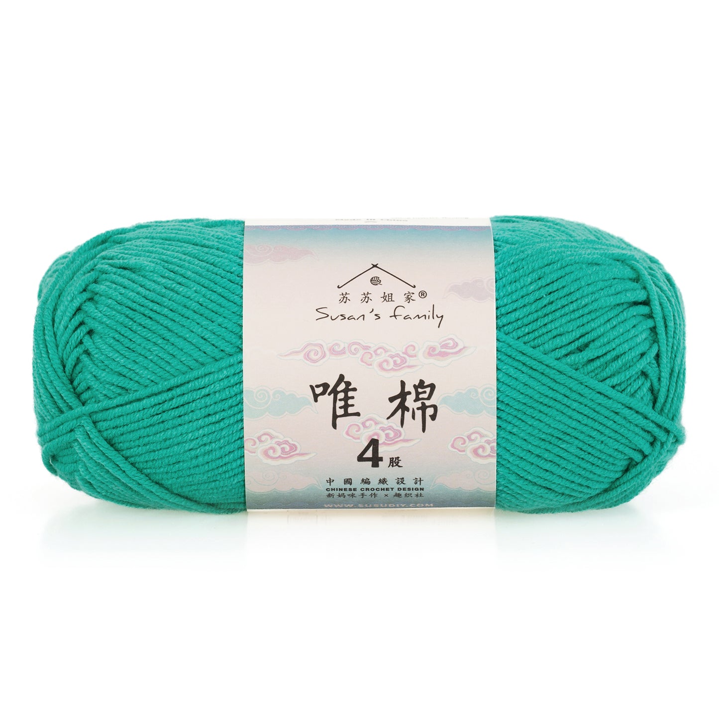 Combed Cotton 4 ply 5 pack- 60 Cotton 40 Acrylic Yarn | Susan's Family