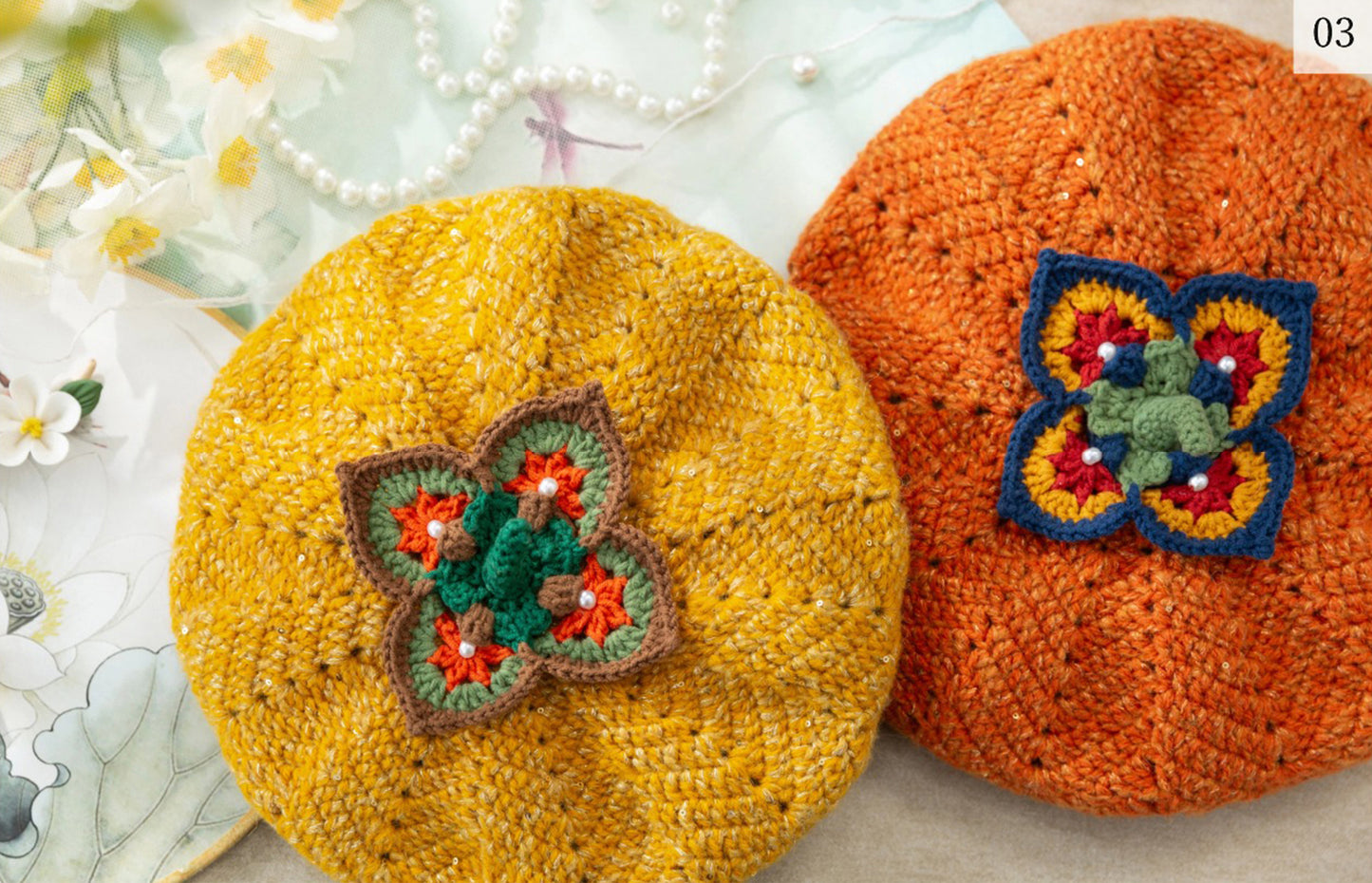 Persimmon Beret Crochet Pattern