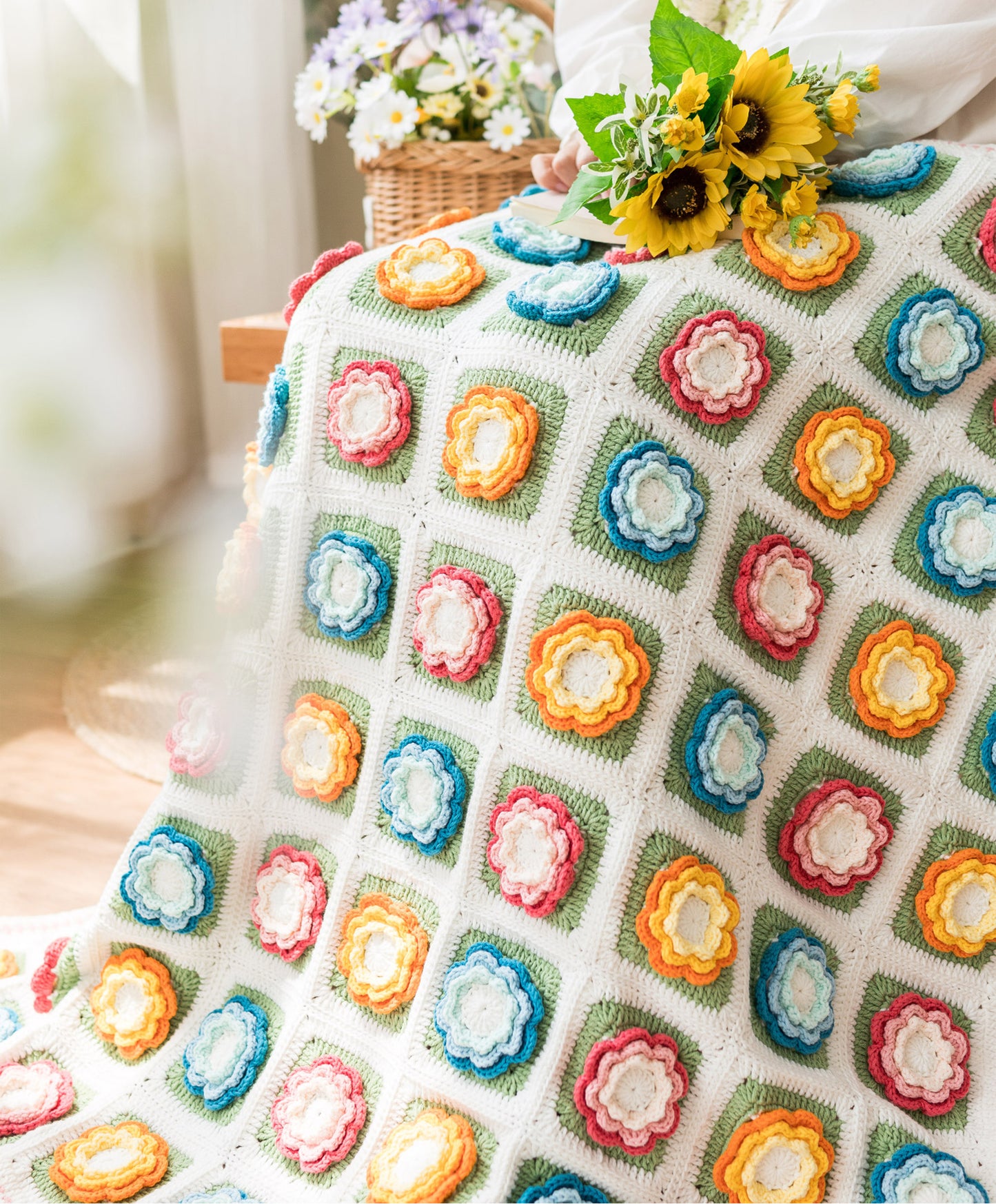 Yard Patchwork Blanket Crochet Pattern