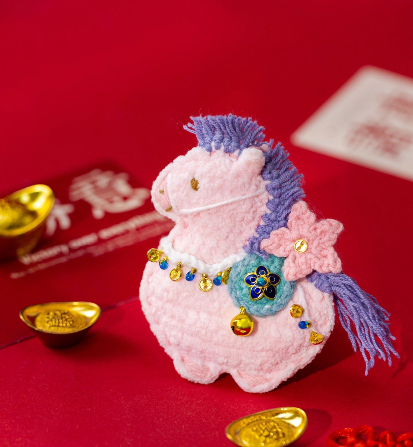 Lead Horse Charm Crochet Pattern