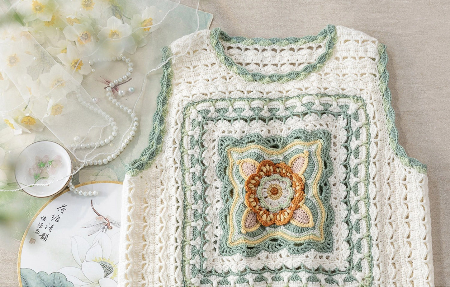 Baoxiang Vest Crochet Yarn Kit
