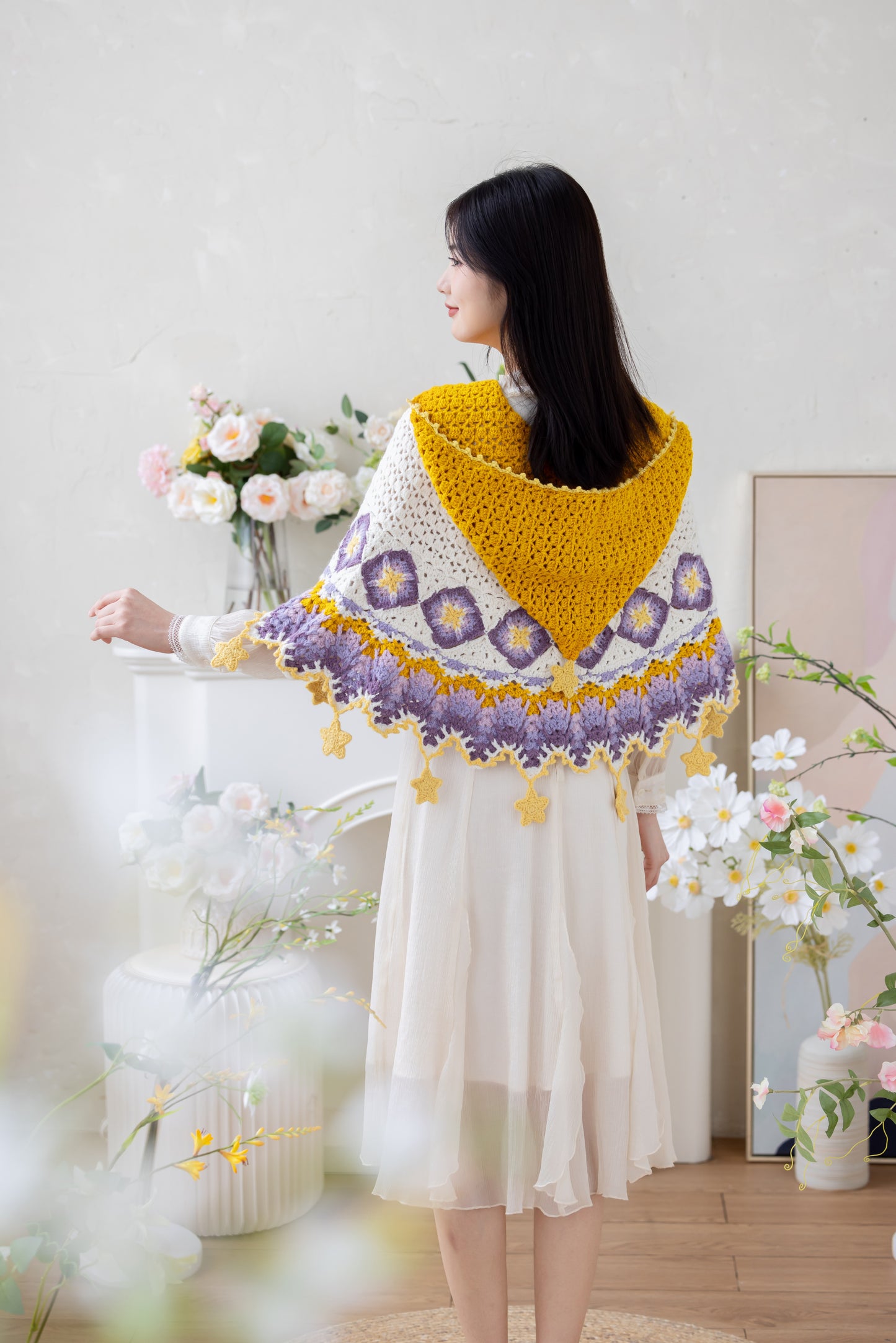 Starry Forest Cape Crochet Pattern