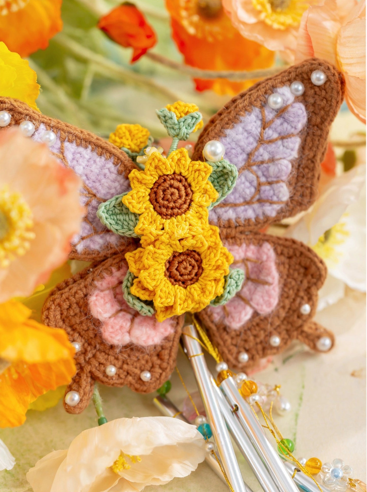 Butterfly Wind Chime Crochet Pattern