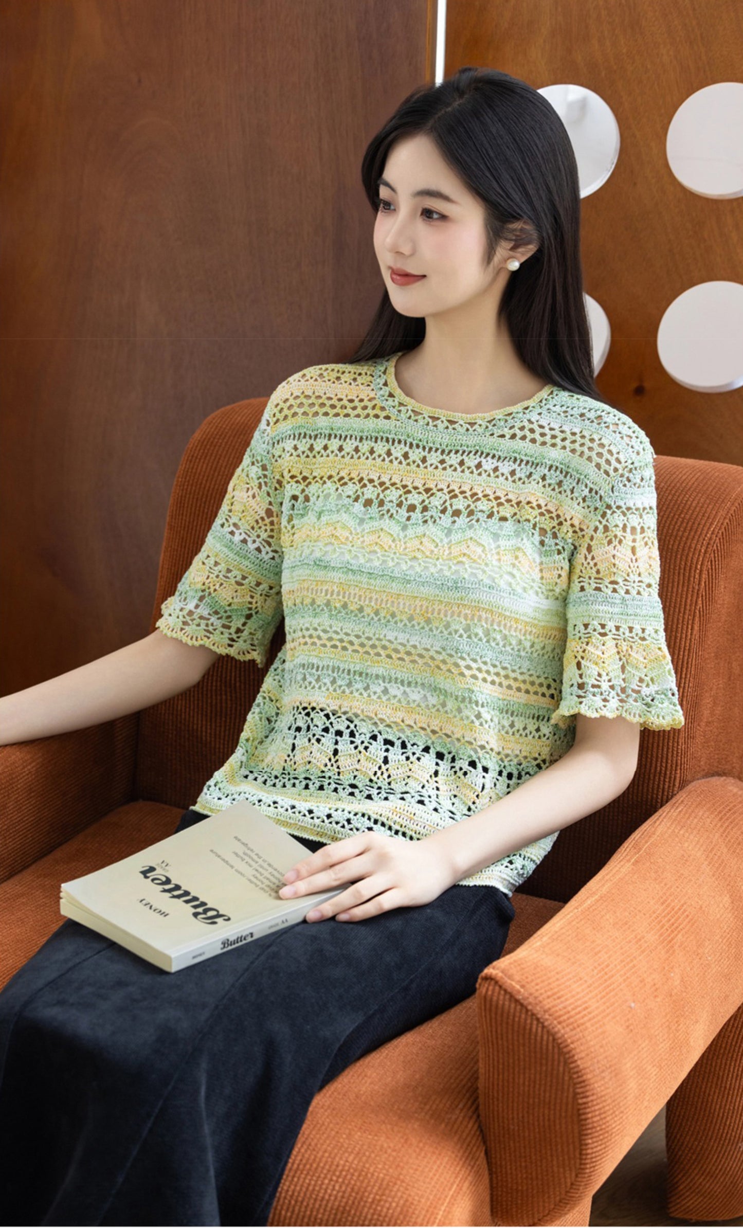 Butterfly Valley Pullover Crochet Pattern