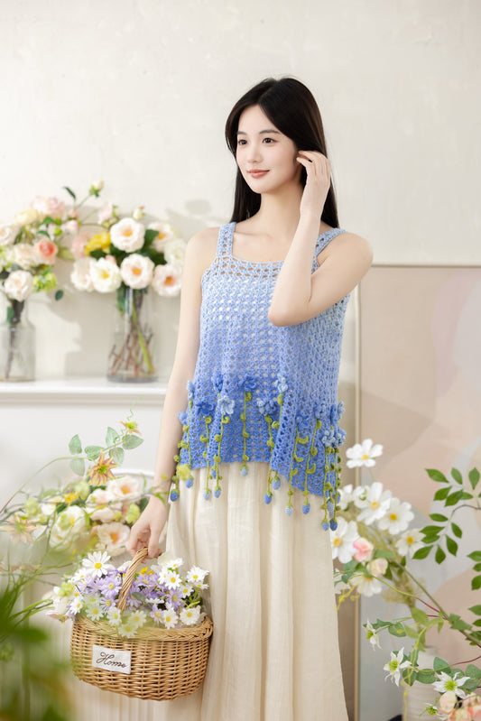 Petal Drop Top Crochet Kit